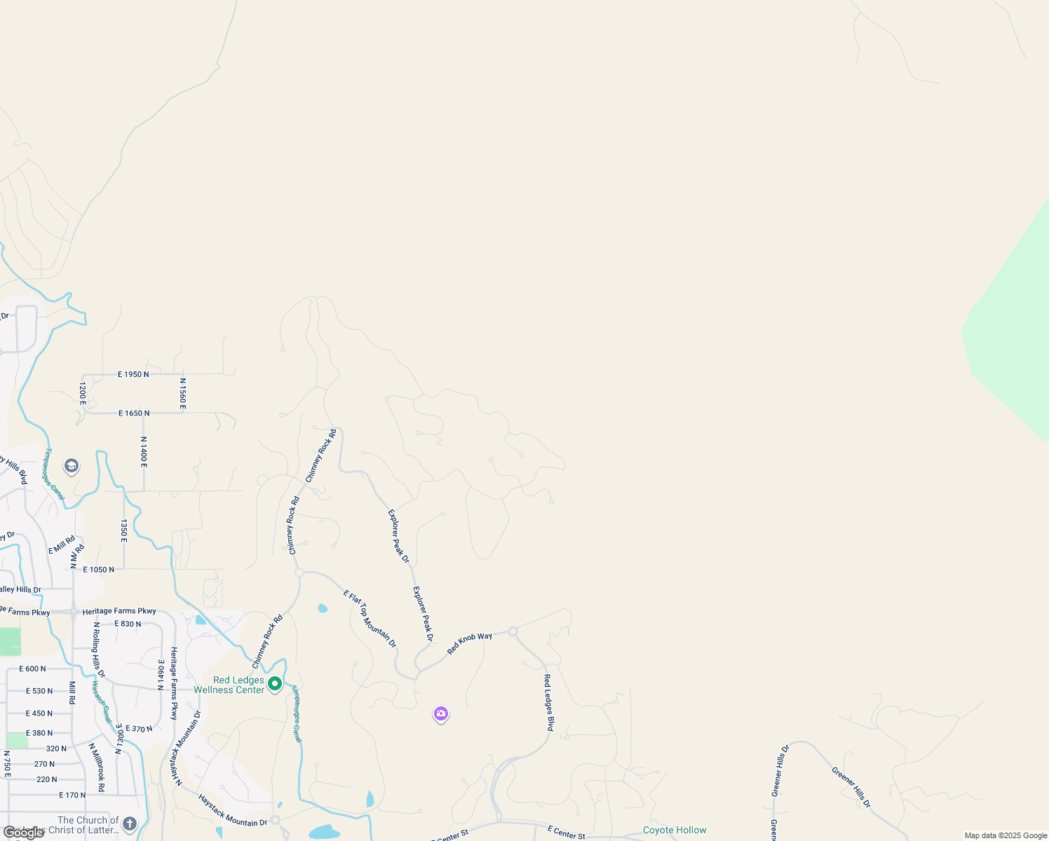 map of restaurants, bars, coffee shops, grocery stores, and more near 2993 La Sal Peak Drive in Heber City