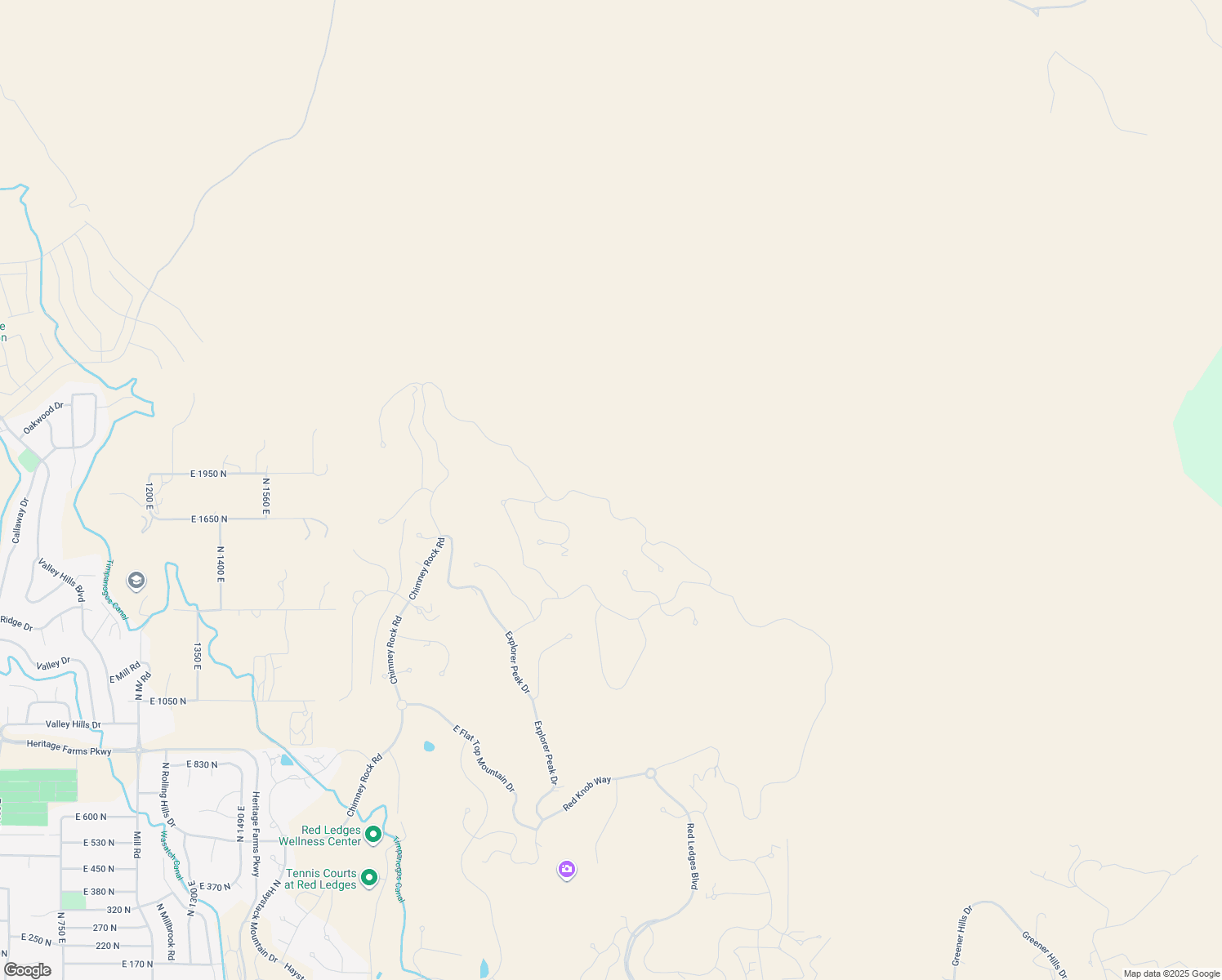 map of restaurants, bars, coffee shops, grocery stores, and more near 2653 La Sal Peak Drive in Heber City