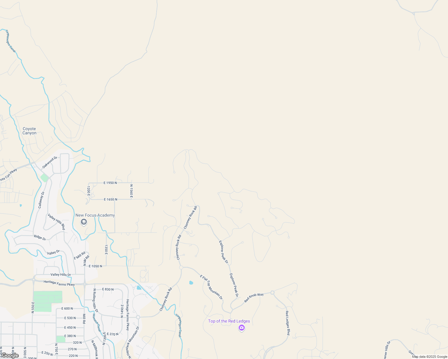map of restaurants, bars, coffee shops, grocery stores, and more near 2394 La Sal Peak Drive in Heber City