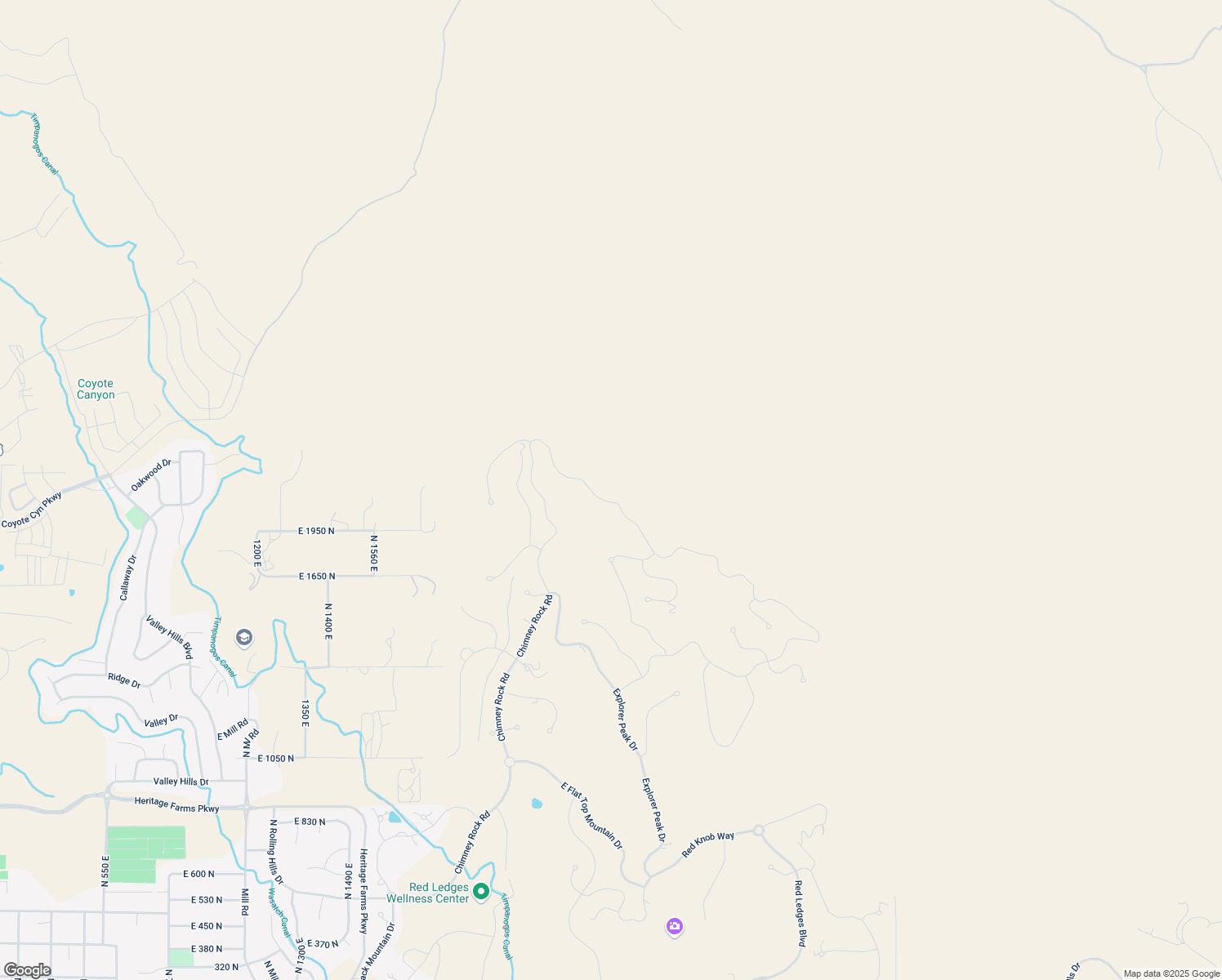 map of restaurants, bars, coffee shops, grocery stores, and more near 2353 La Sal Peak Drive in Heber City