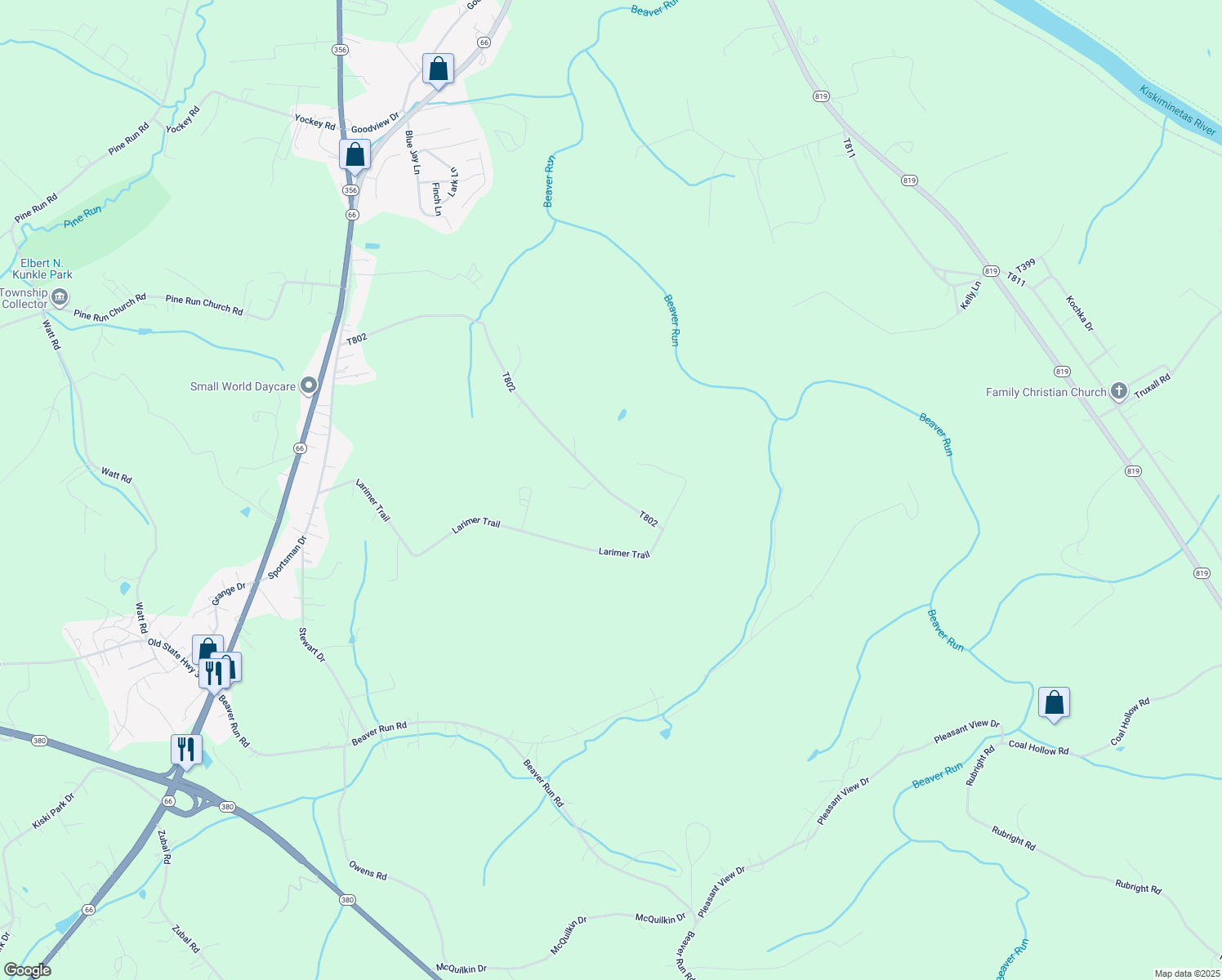 map of restaurants, bars, coffee shops, grocery stores, and more near 503 Larimer Trail in Apollo