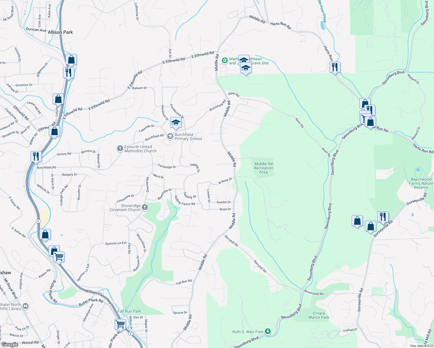 2029 Middle Road, Glenshaw PA Walk Score