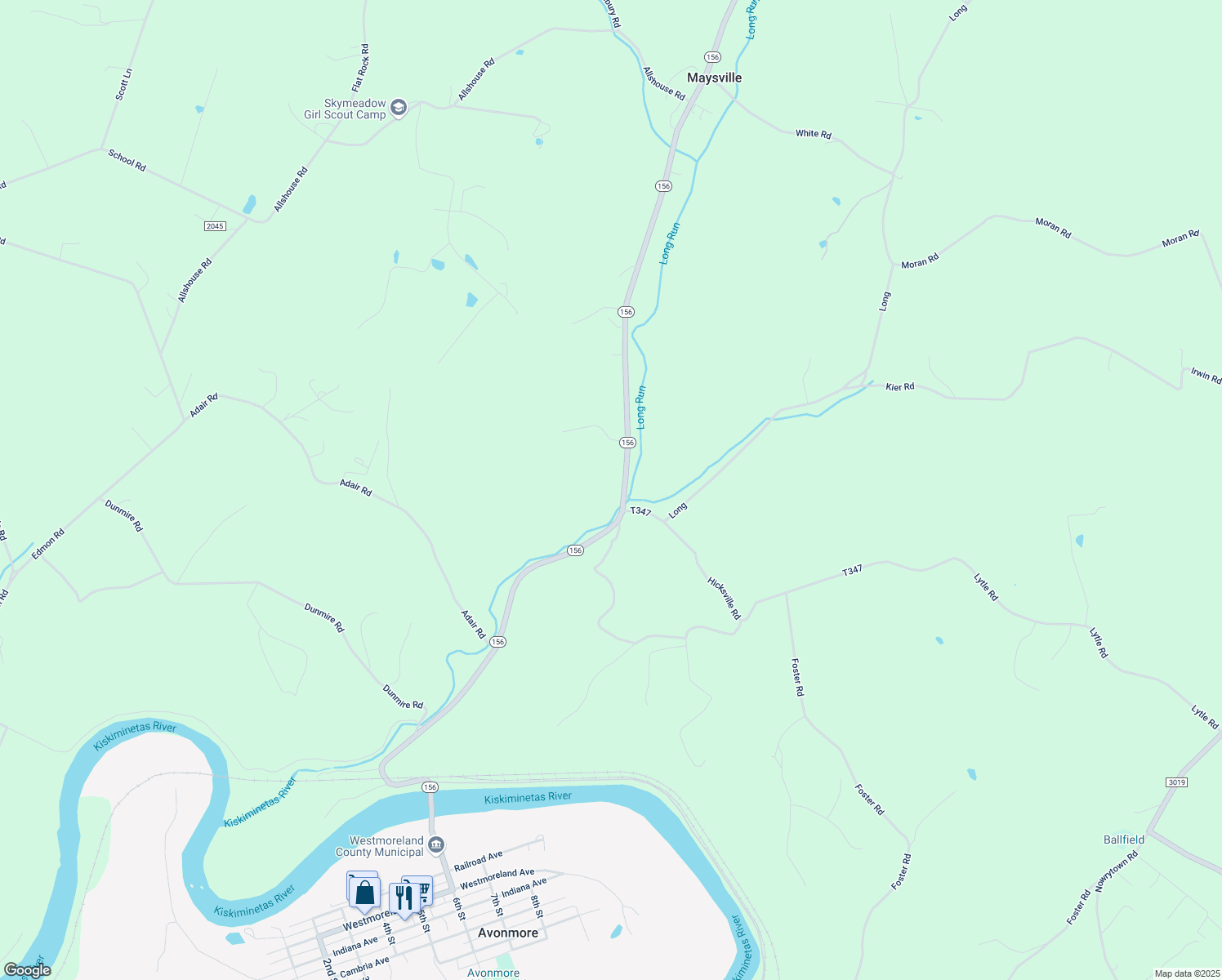 4838 Pennsylvania 156, Avonmore PA Walk Score