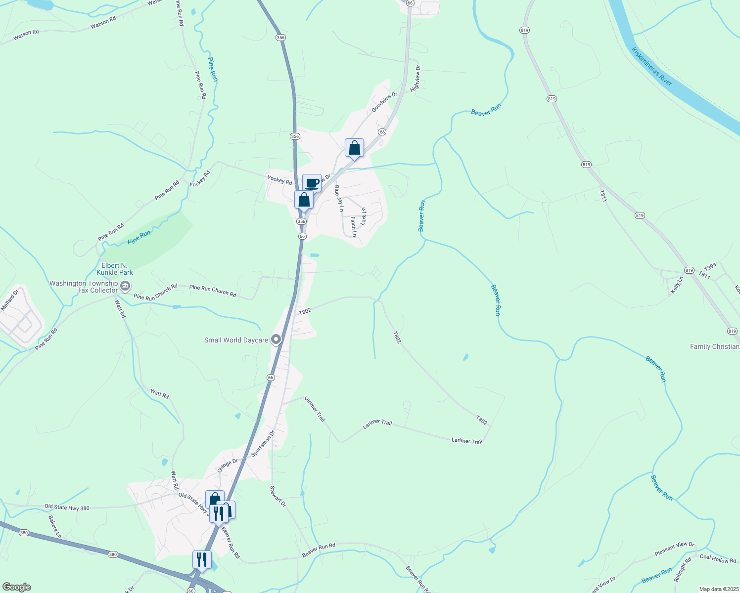 map of restaurants, bars, coffee shops, grocery stores, and more near 425-499 Larimer Trail in Apollo