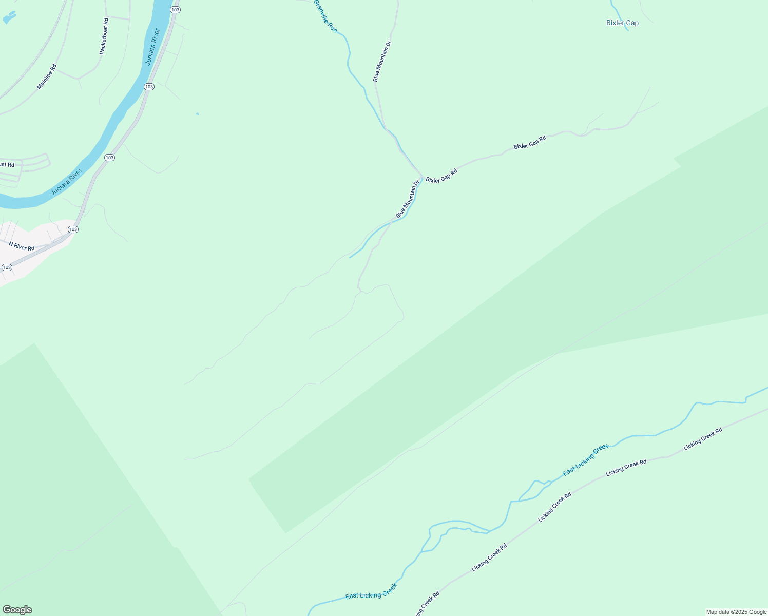 map of restaurants, bars, coffee shops, grocery stores, and more near 1237 Blue Mountain Drive in Lewistown