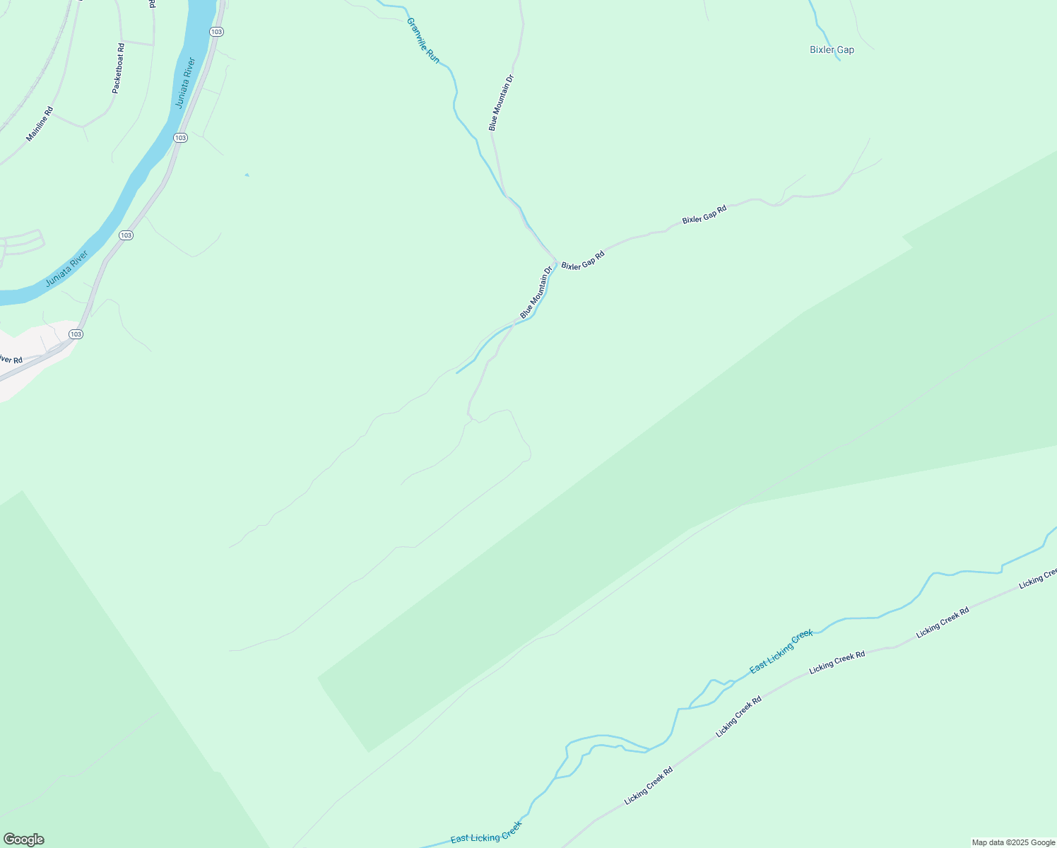 map of restaurants, bars, coffee shops, grocery stores, and more near 1340 Blue Mountain Drive in Lewistown