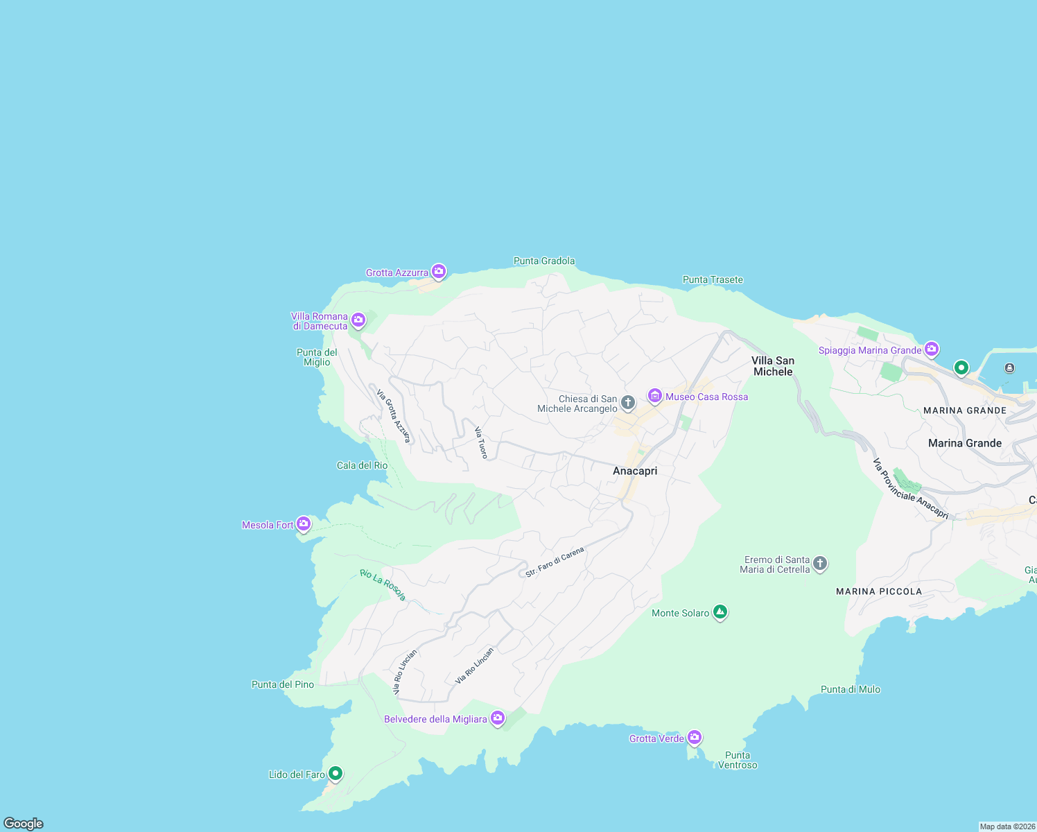 map of restaurants, bars, coffee shops, grocery stores, and more near in Metropolitan City of Naples