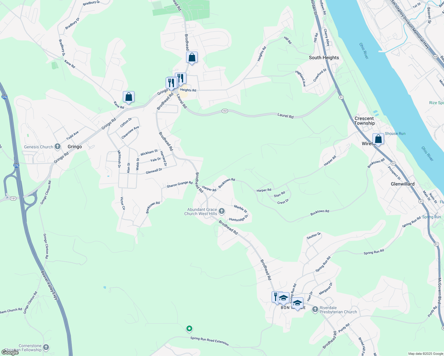 111 Bocktown Road, Aliquippa PA Walk Score