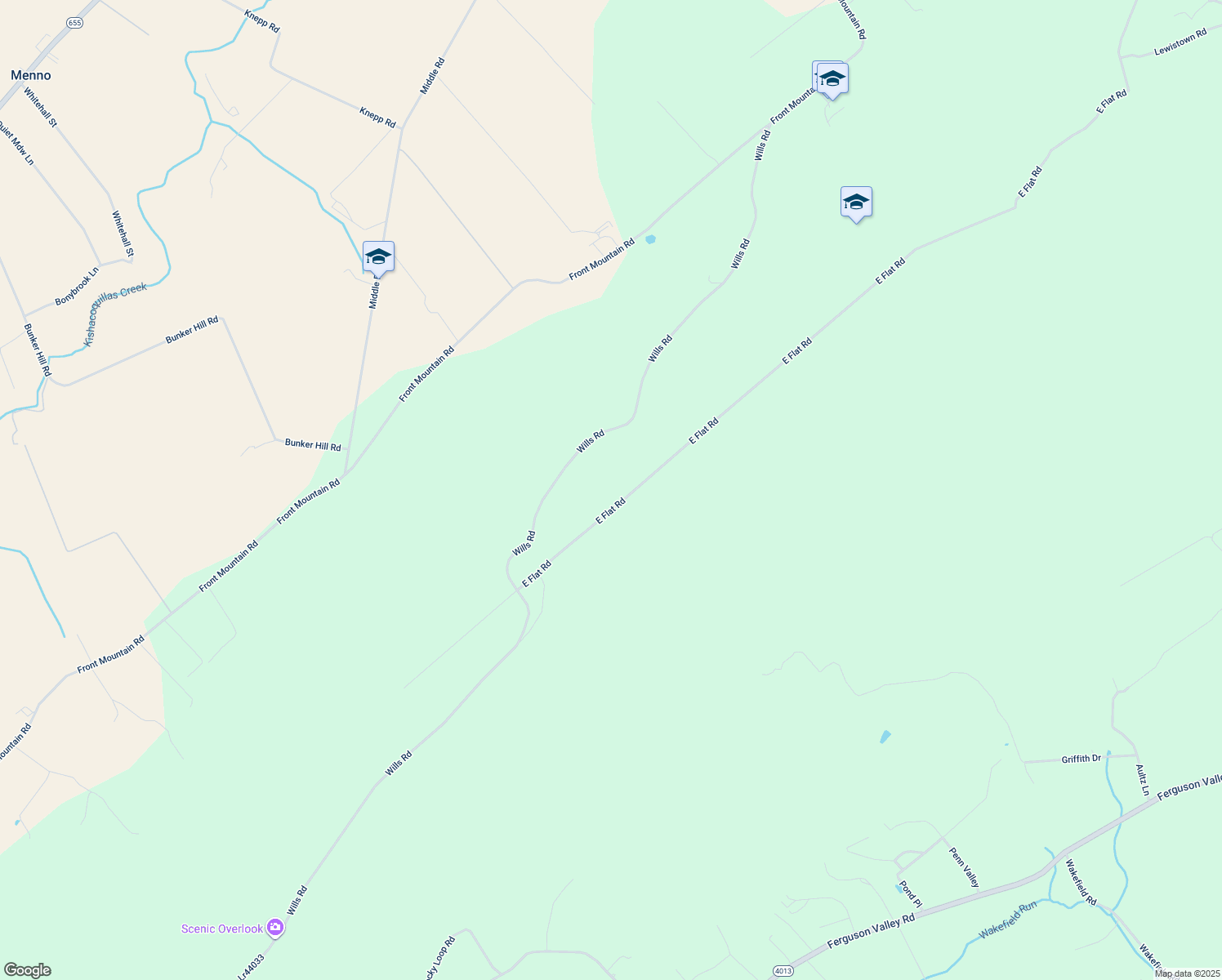 map of restaurants, bars, coffee shops, grocery stores, and more near 207 East Flat Road in Belleville