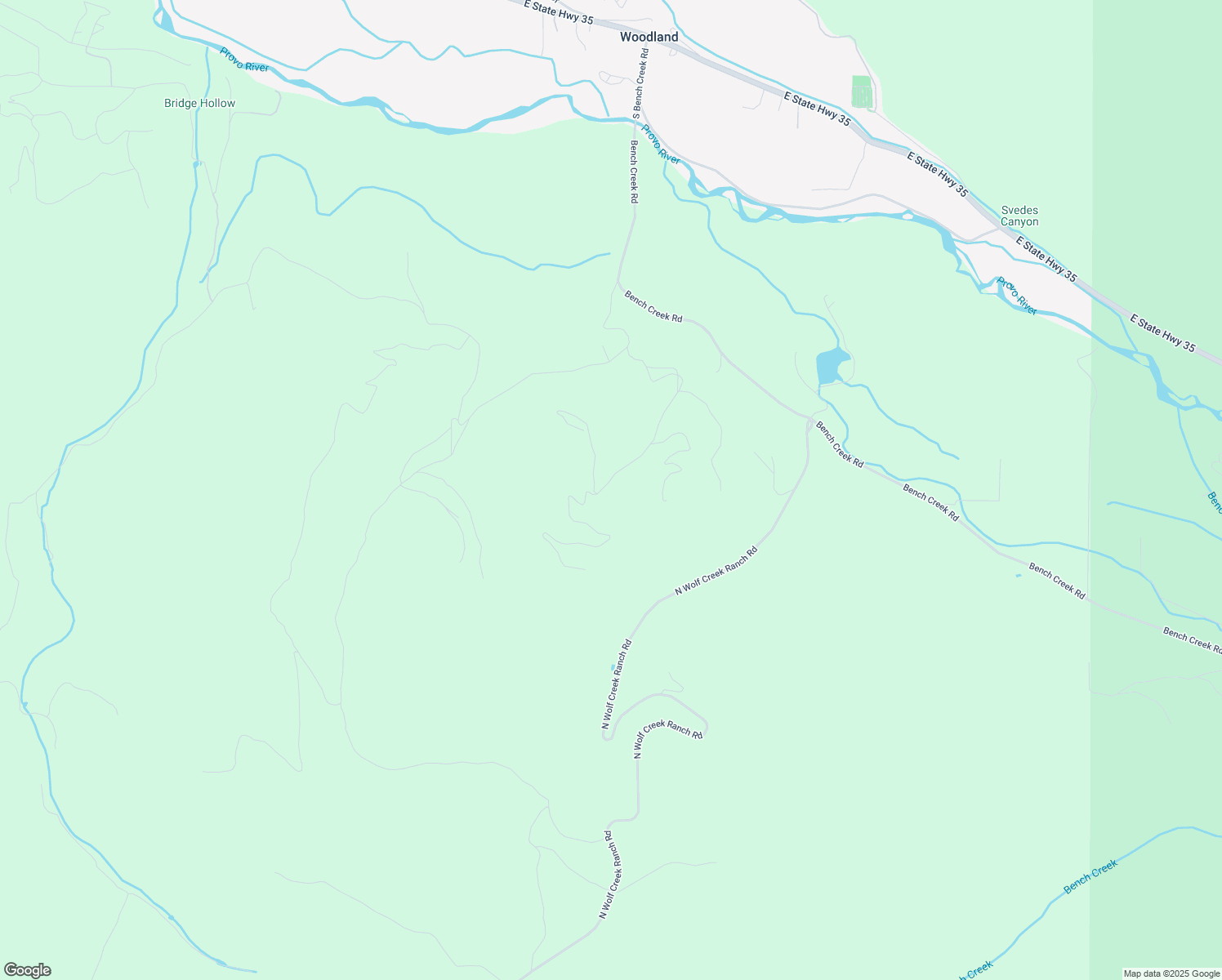 map of restaurants, bars, coffee shops, grocery stores, and more near 4891 South Woodland Way in Kamas