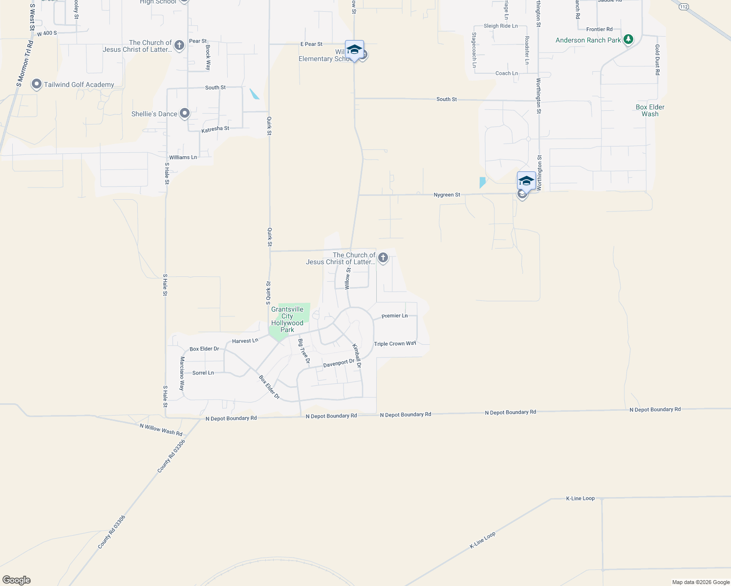 map of restaurants, bars, coffee shops, grocery stores, and more near 374 Palamino Way in Grantsville