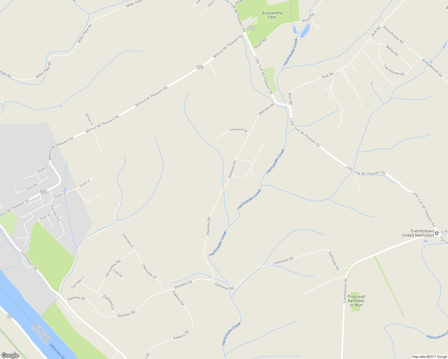 map of restaurants, bars, coffee shops, grocery stores, and more near 449 Stamets Road in Milford