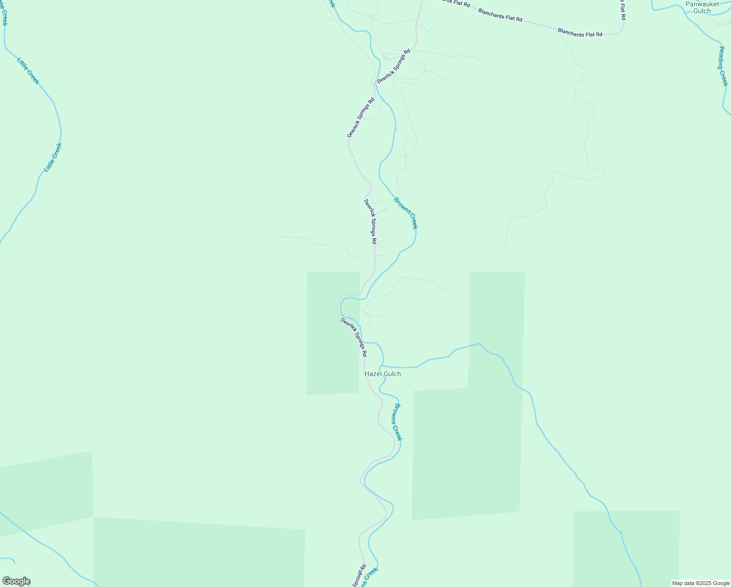 map of restaurants, bars, coffee shops, grocery stores, and more near Smith Lane in Douglas City