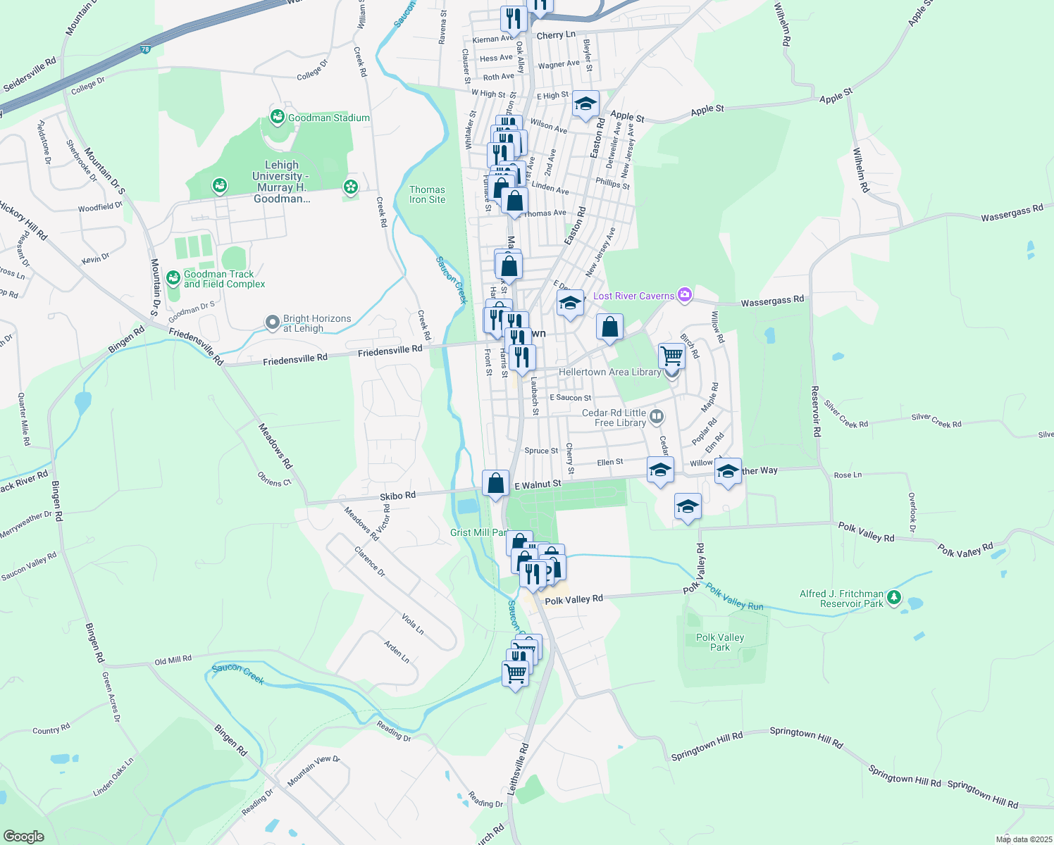 261 Main Street, Hellertown PA Walk Score