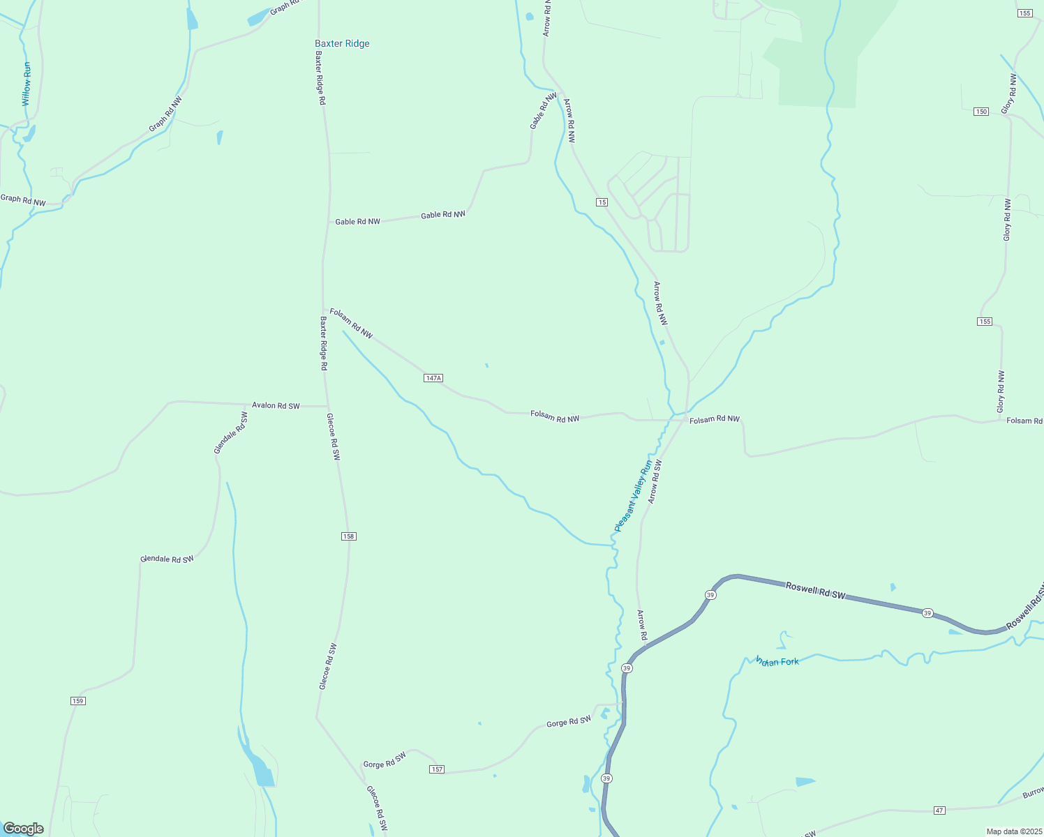 map of restaurants, bars, coffee shops, grocery stores, and more near 3132 Folsam Road Northwest in Carrollton