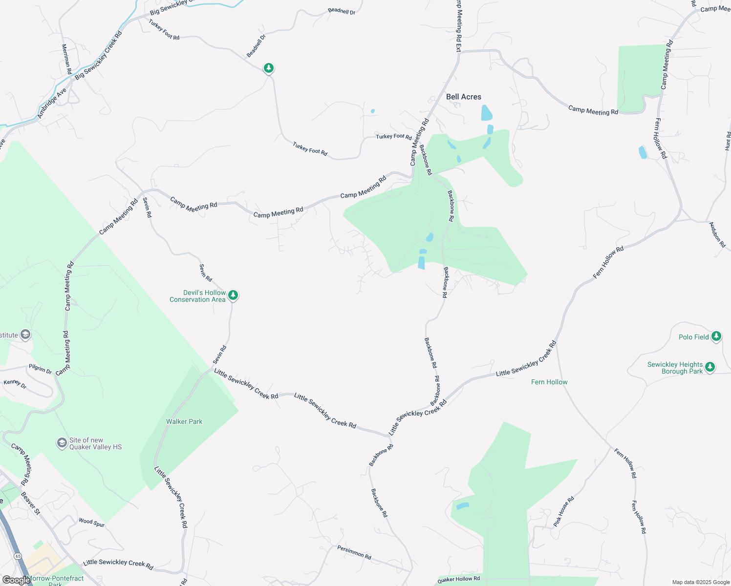 map of restaurants, bars, coffee shops, grocery stores, and more near 221 Dilworth Road in Sewickley