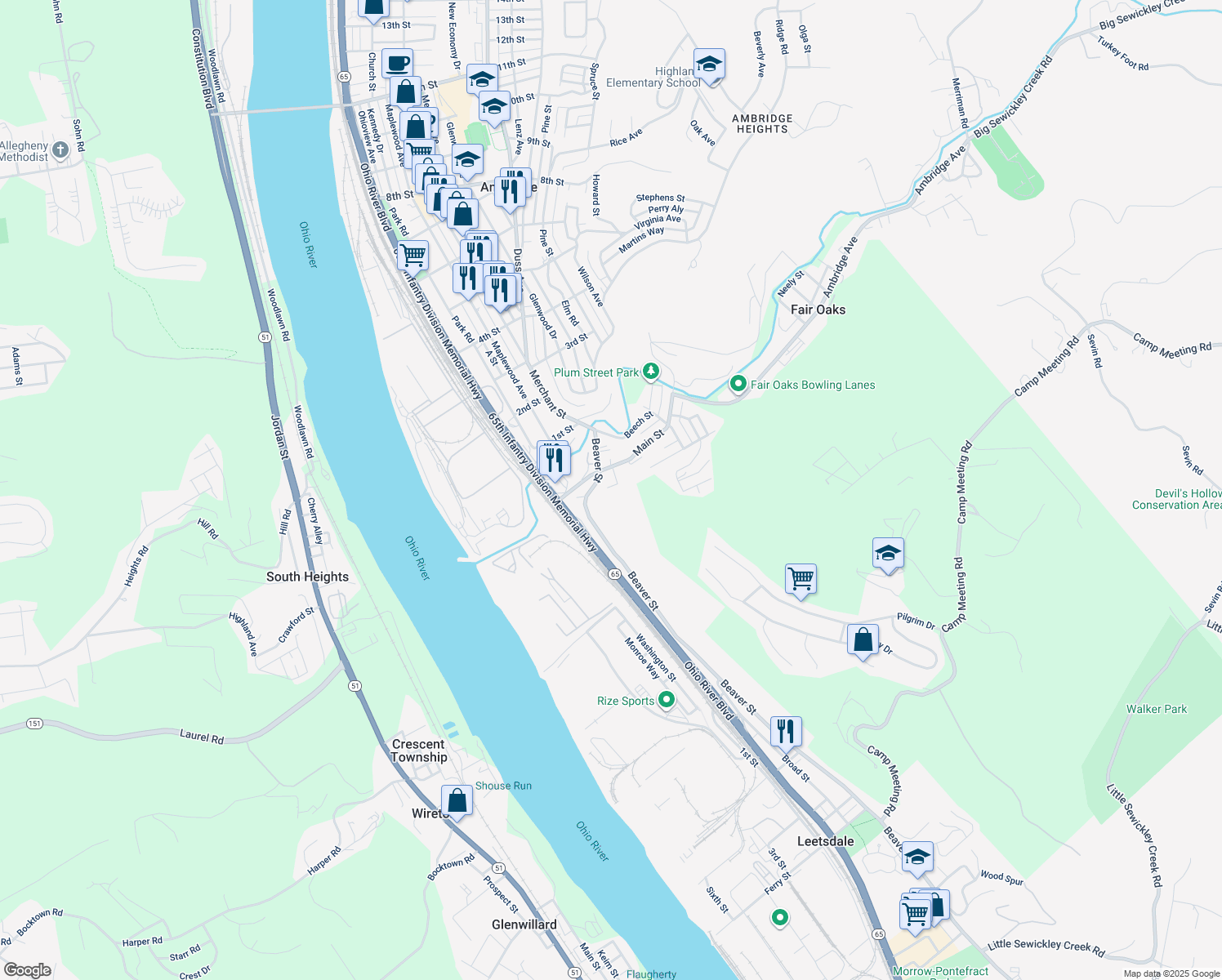 3 Davis Road, Fair Oaks PA Walk Score