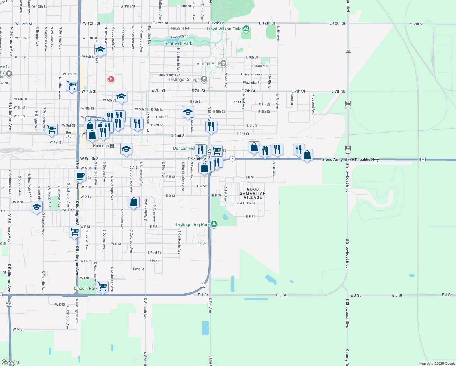 East C Street, Hastings NE Walk Score