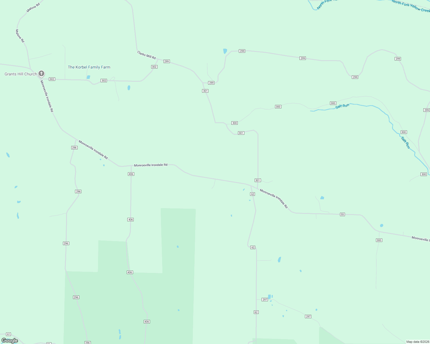 map of restaurants, bars, coffee shops, grocery stores, and more near 3029 County Highway 55 in Hammondsville