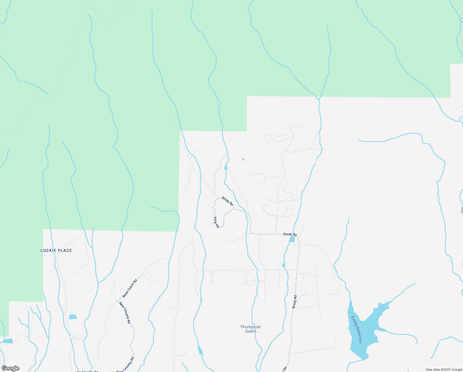 map of restaurants, bars, coffee shops, grocery stores, and more near Hair Lane in Hayfork