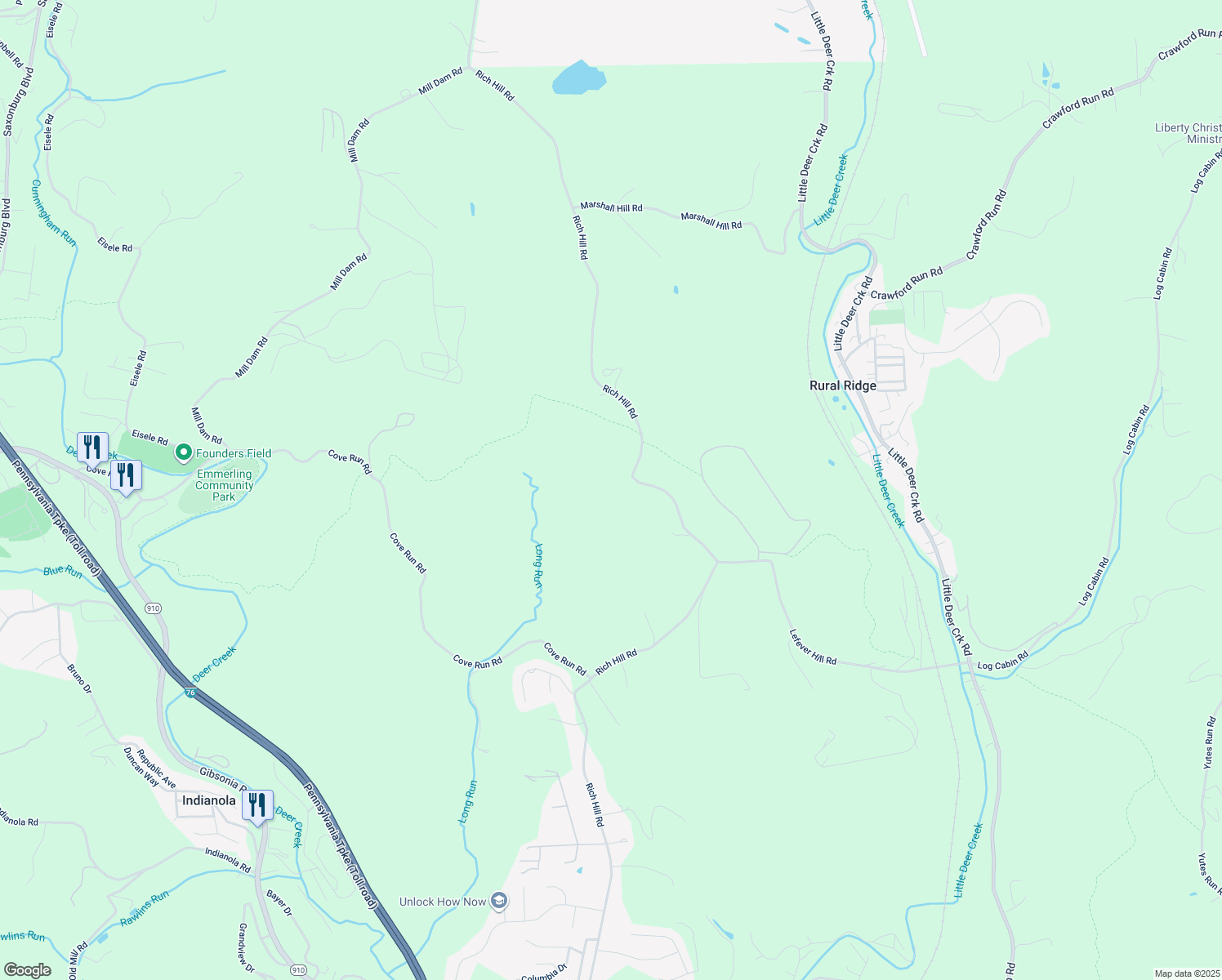 map of restaurants, bars, coffee shops, grocery stores, and more near in Cheswick