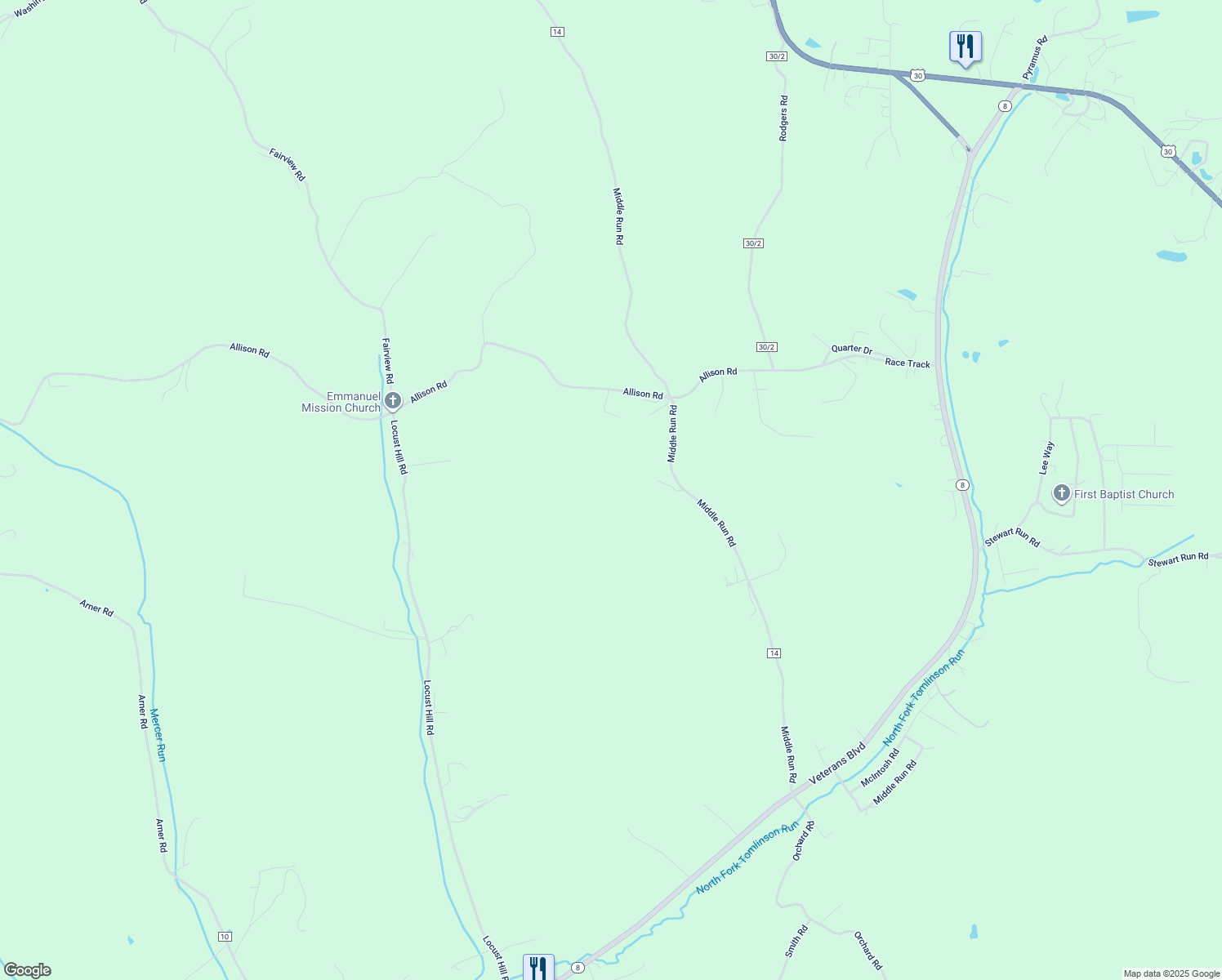 map of restaurants, bars, coffee shops, grocery stores, and more near in Chester