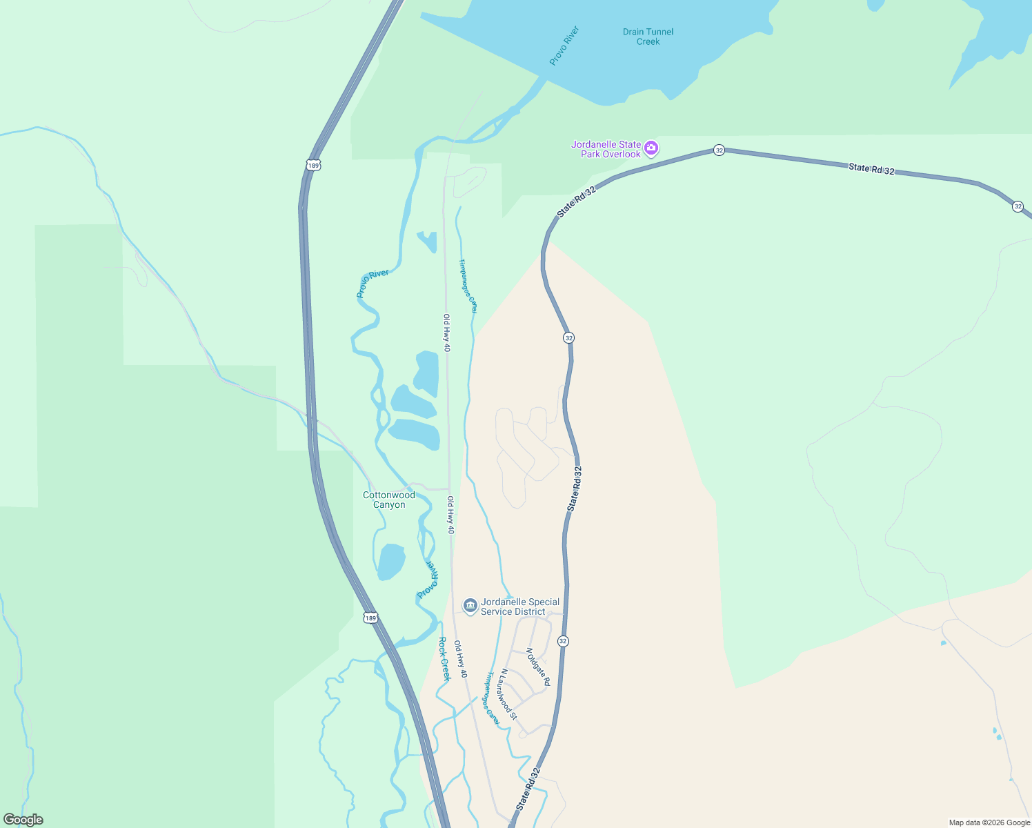 map of restaurants, bars, coffee shops, grocery stores, and more near 6097 North Brookline Road in Heber City