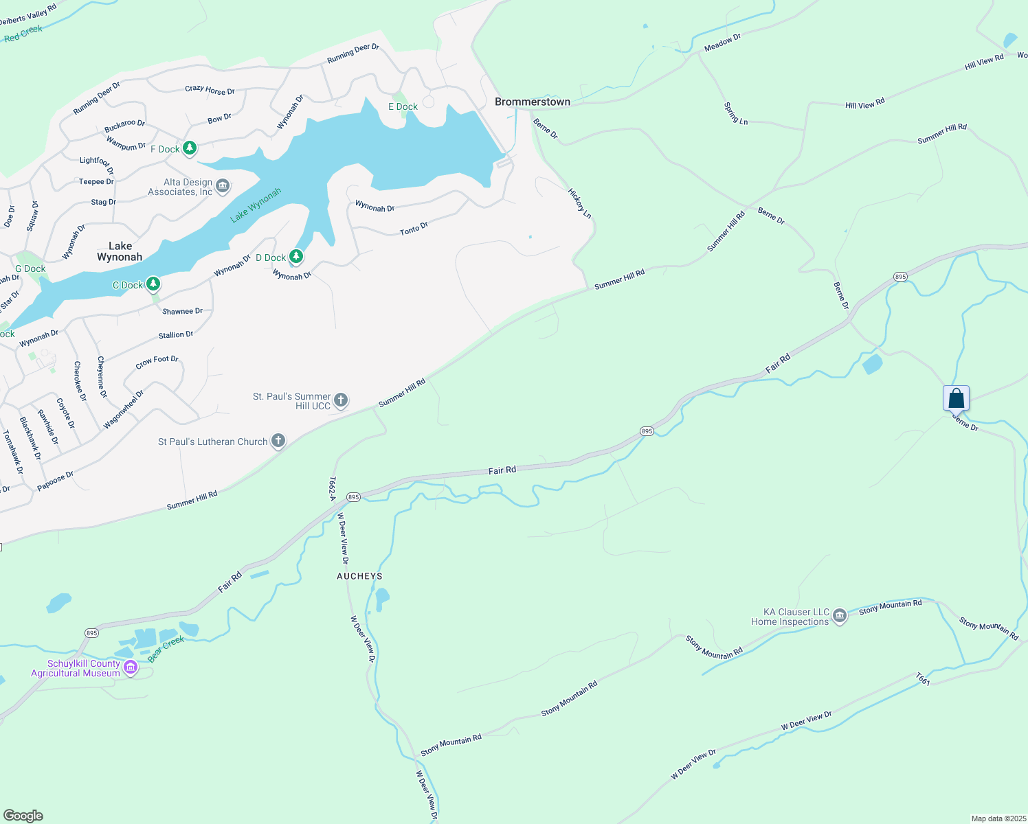 map of restaurants, bars, coffee shops, grocery stores, and more near 2617 Fair Road in Auburn