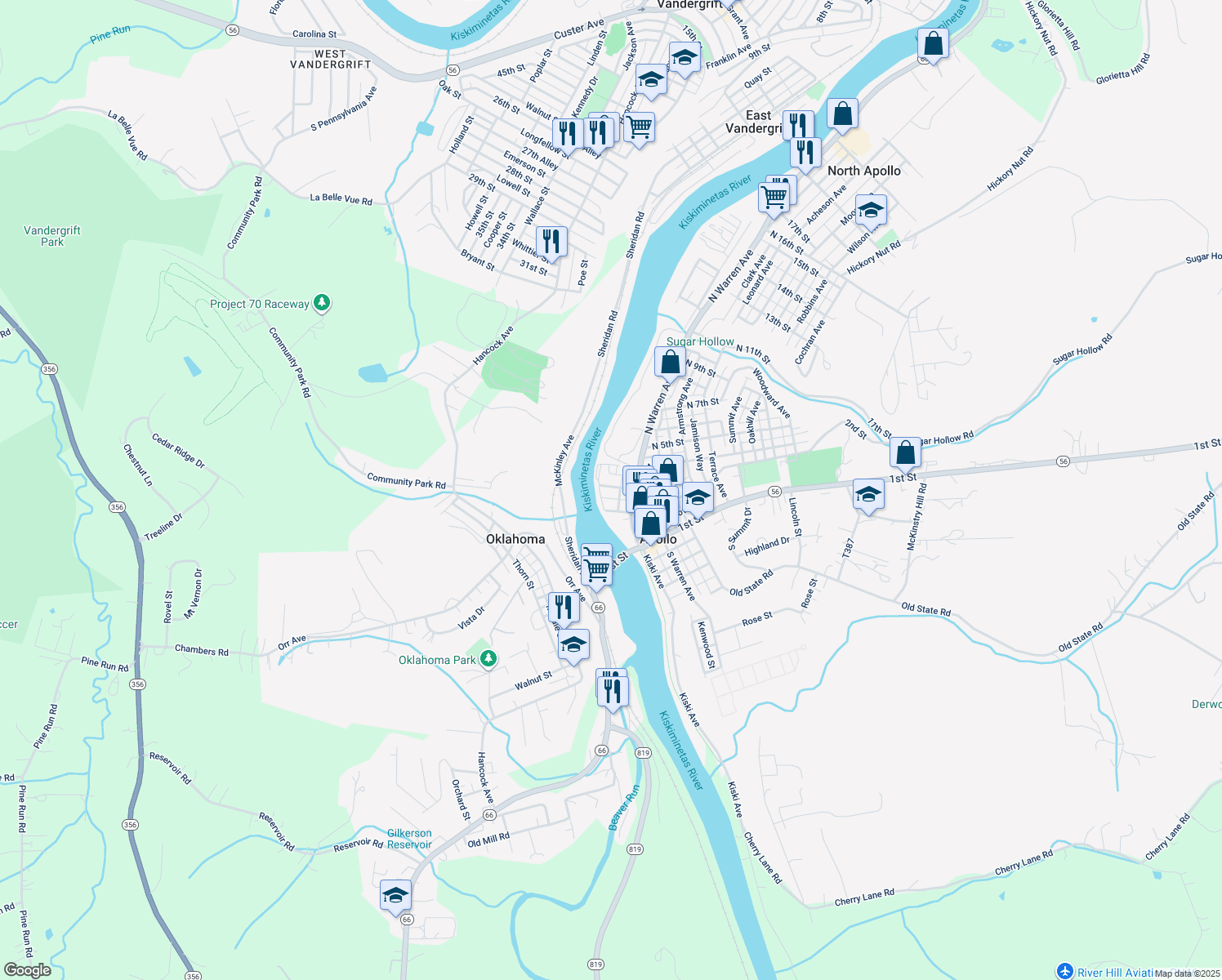 115 North 3rd Street, Apollo PA Walk Score