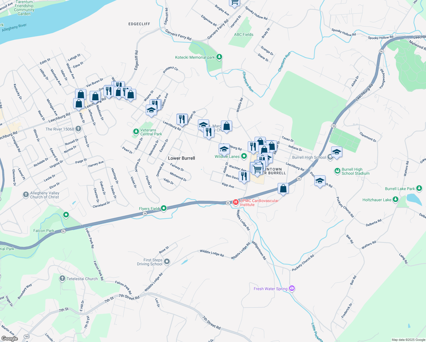 3000 Ben Davis Avenue, Lower Burrell PA Walk Score