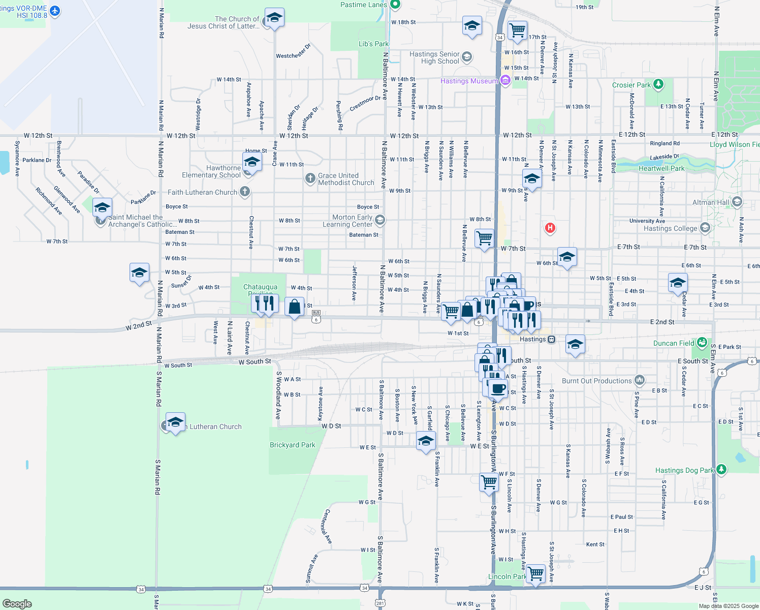 West 3rd Street, Hastings NE Walk Score