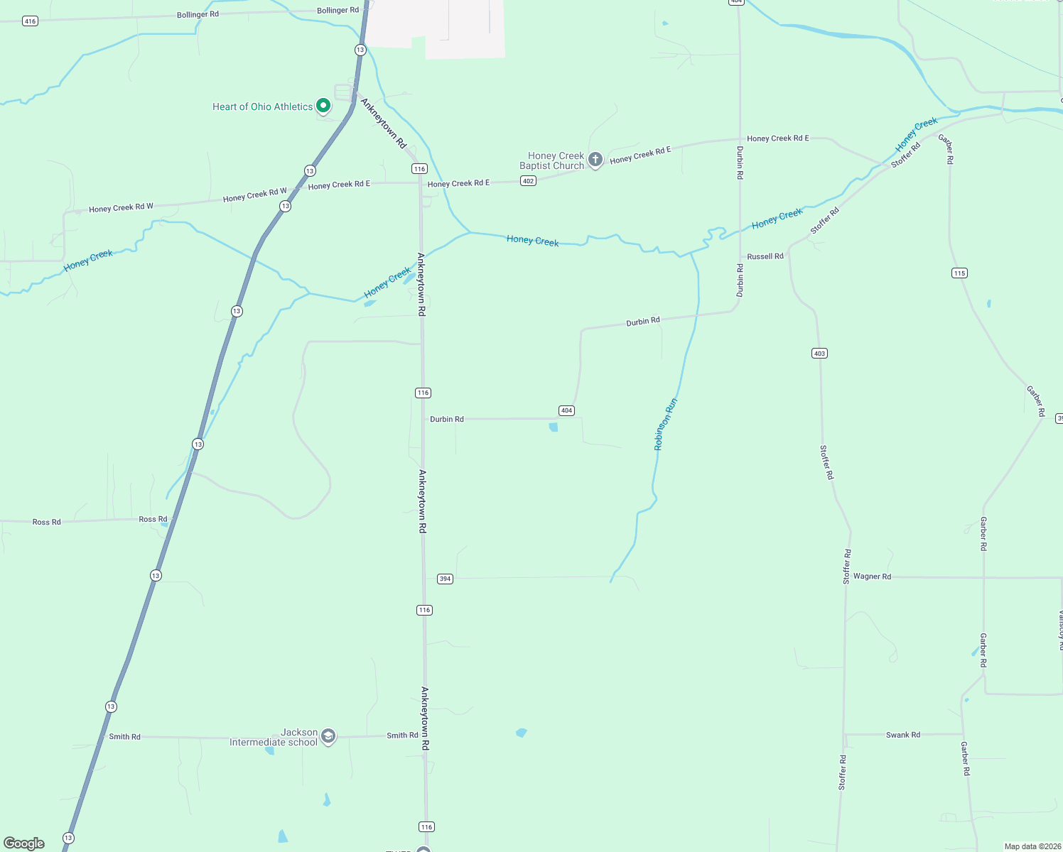 map of restaurants, bars, coffee shops, grocery stores, and more near 6533 Durbin Road in Bellville