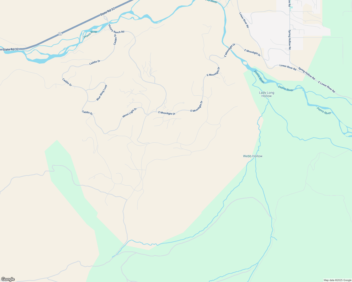 map of restaurants, bars, coffee shops, grocery stores, and more near 6623 North Twilight Star Circle in Kamas