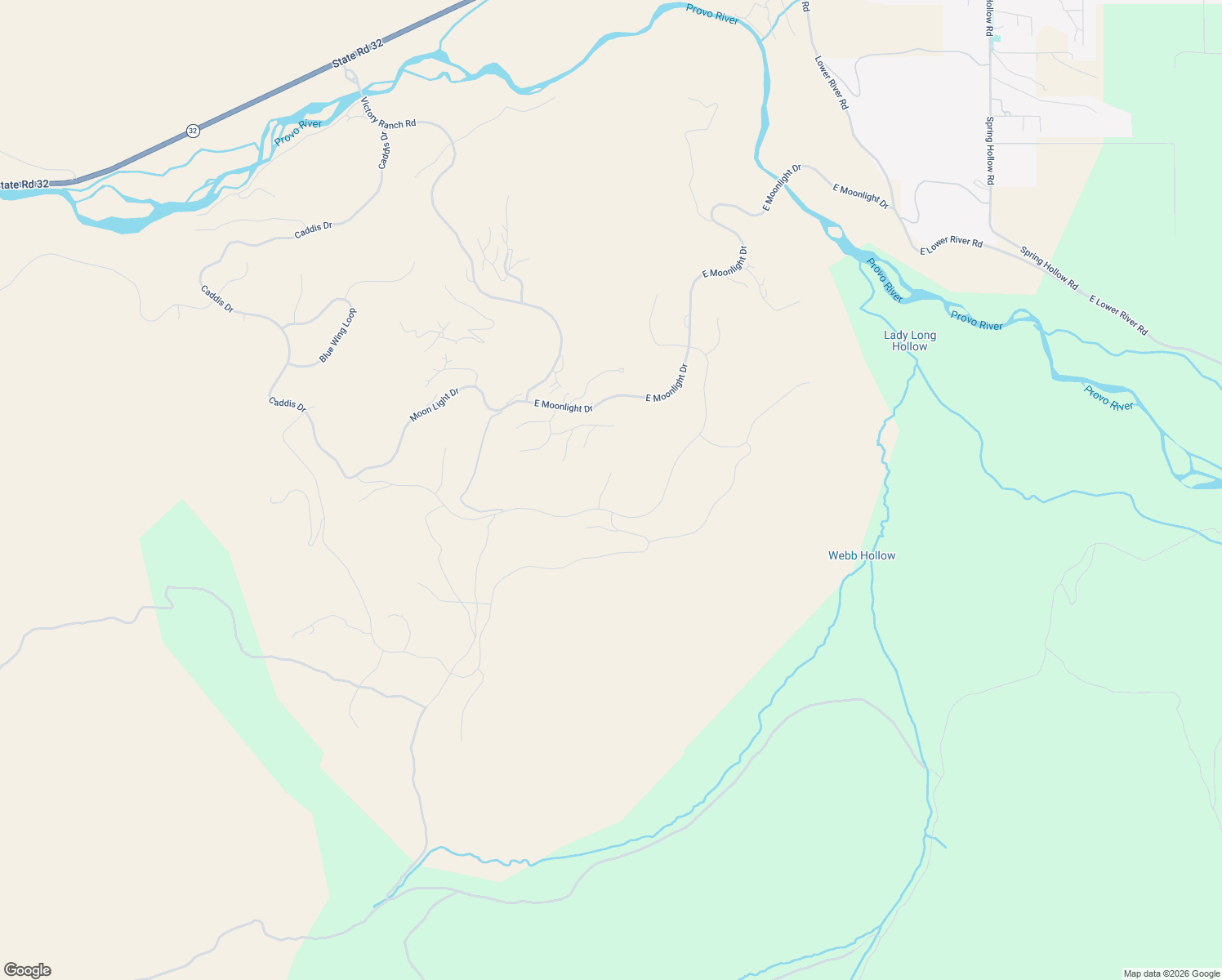 map of restaurants, bars, coffee shops, grocery stores, and more near 6656 North Twilight Star Circle in Hideout