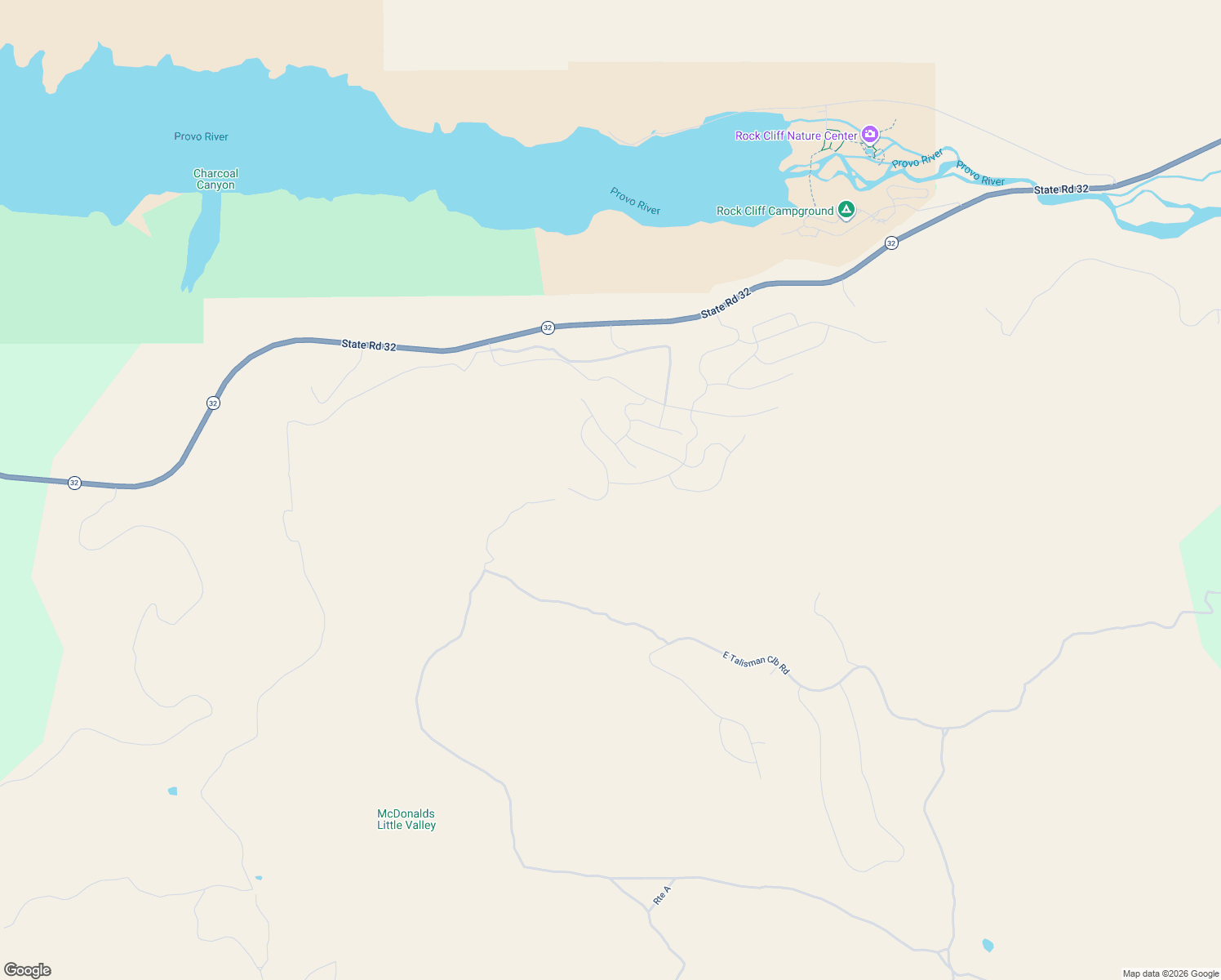 map of restaurants, bars, coffee shops, grocery stores, and more near 6722 North Macallan Lane in Heber City
