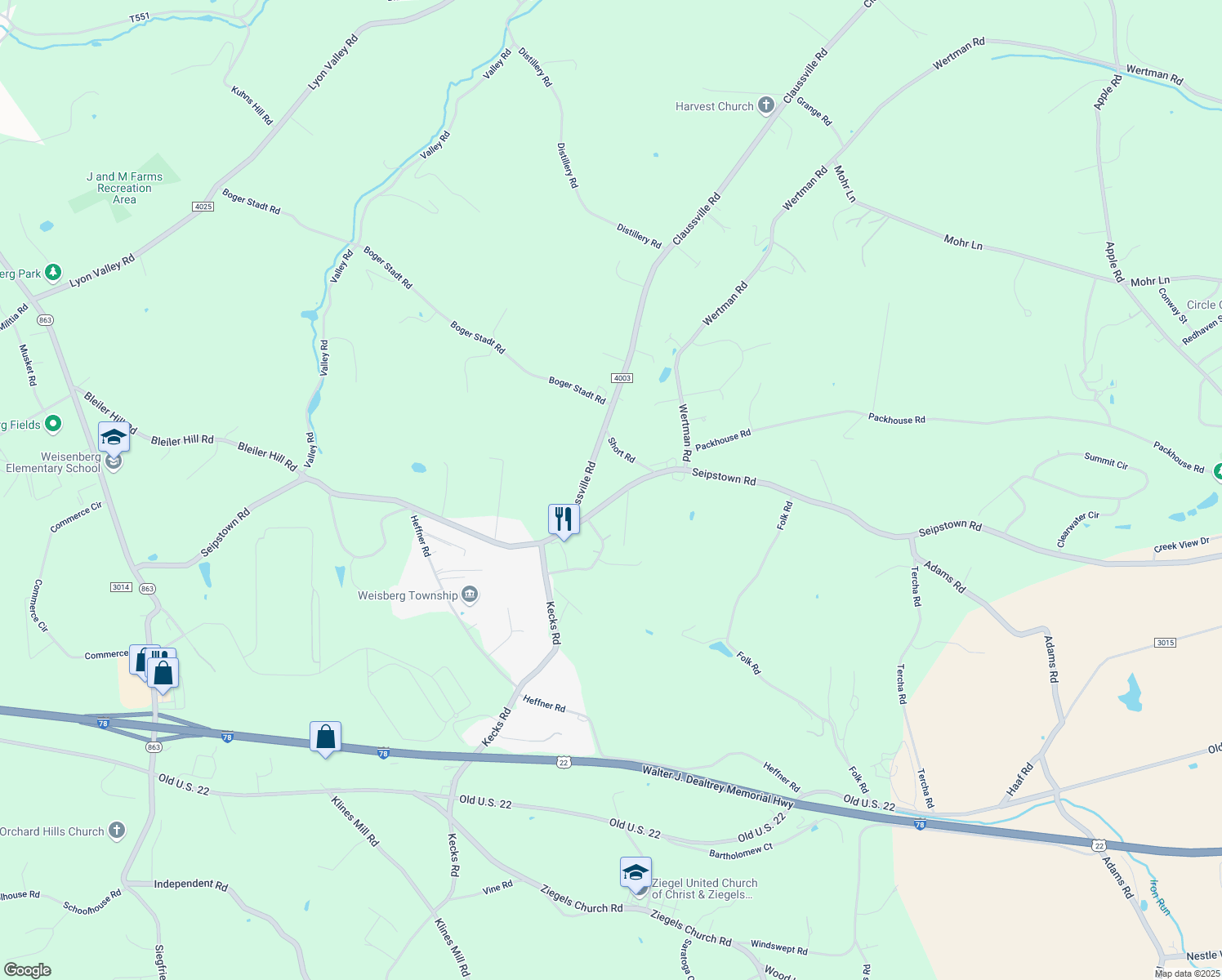 Fogelsville PA Map