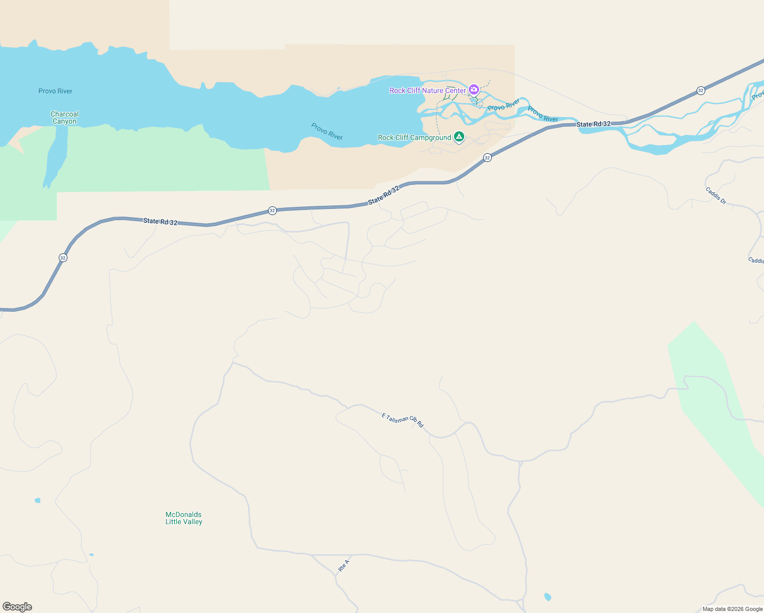 map of restaurants, bars, coffee shops, grocery stores, and more near 4048 East Harris Way in Daniel