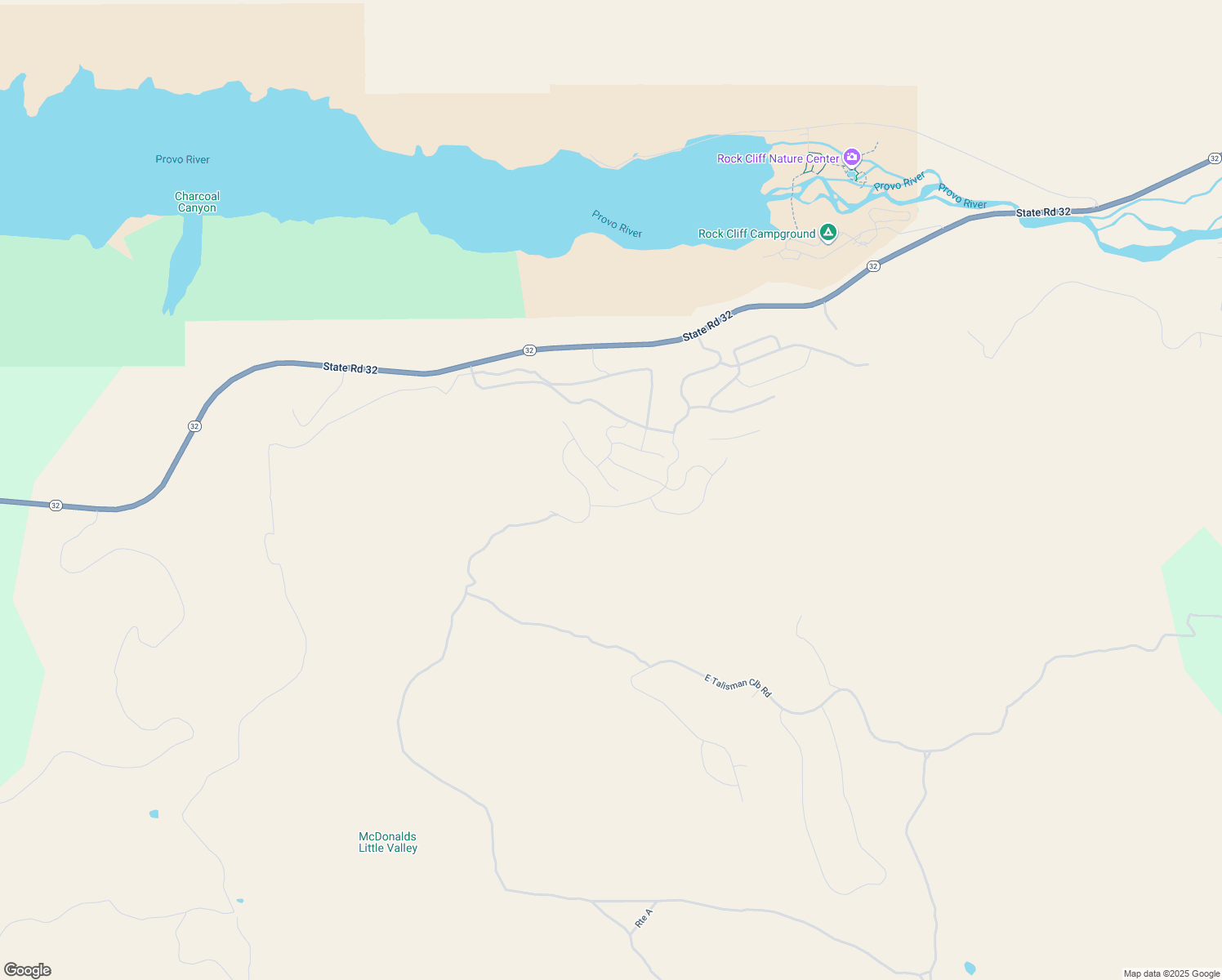map of restaurants, bars, coffee shops, grocery stores, and more near 25 North Main Street in Heber City