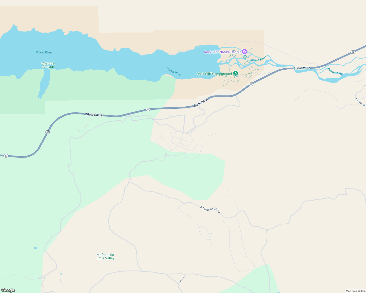 map of restaurants, bars, coffee shops, grocery stores, and more near 3885 East Islay Drive in Daniel