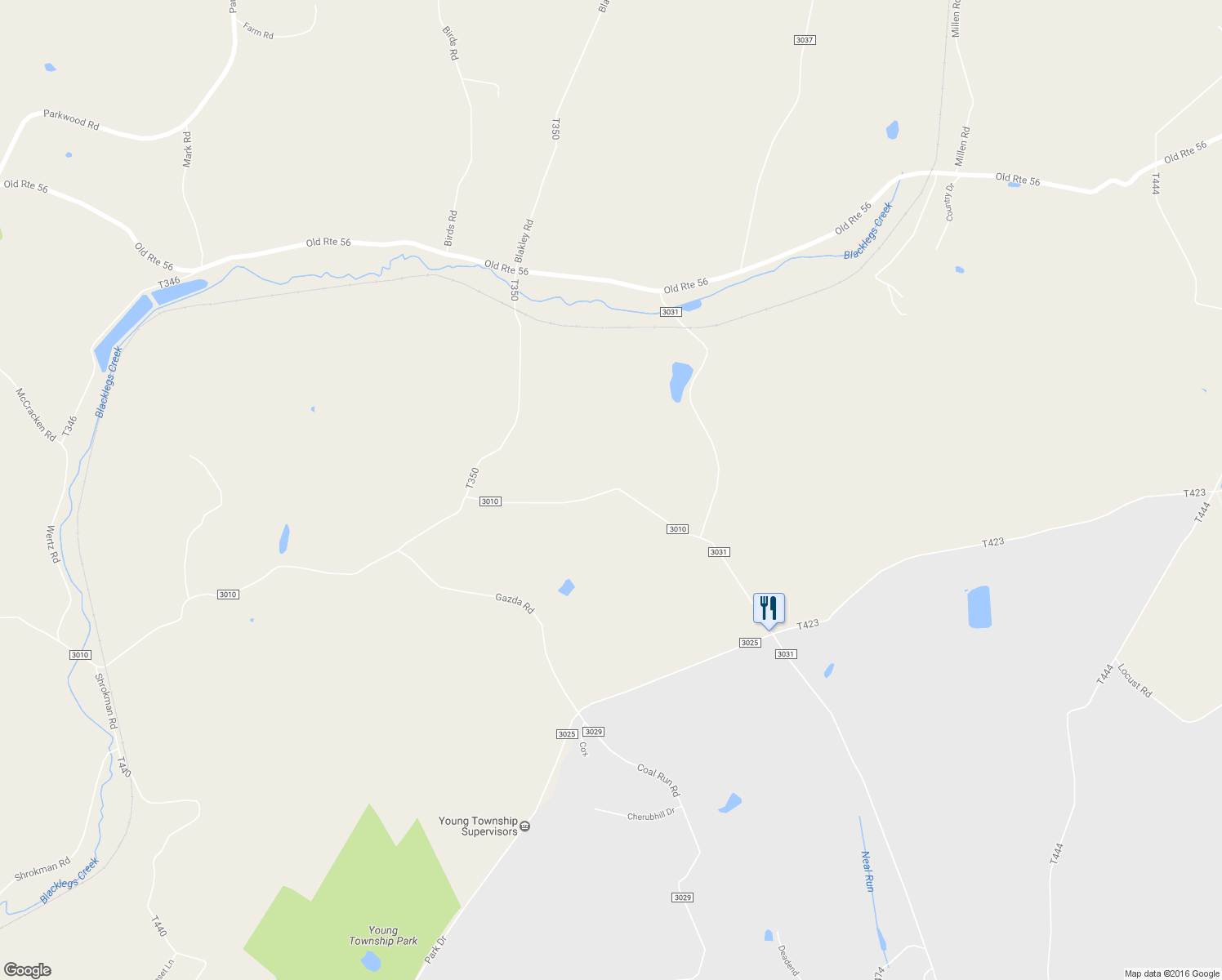 map of restaurants, bars, coffee shops, grocery stores, and more near 262 Rearick Road in Shelocta