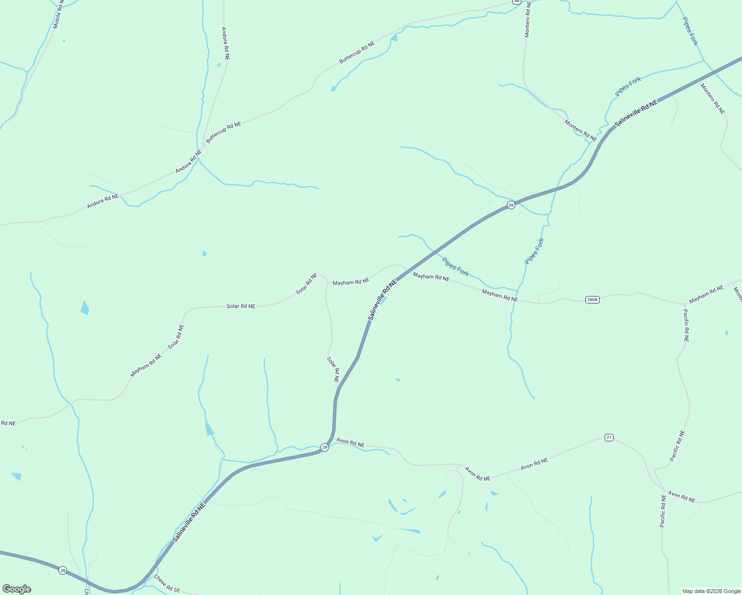 map of restaurants, bars, coffee shops, grocery stores, and more near 3259 Salineville Rd NE in Carrollton