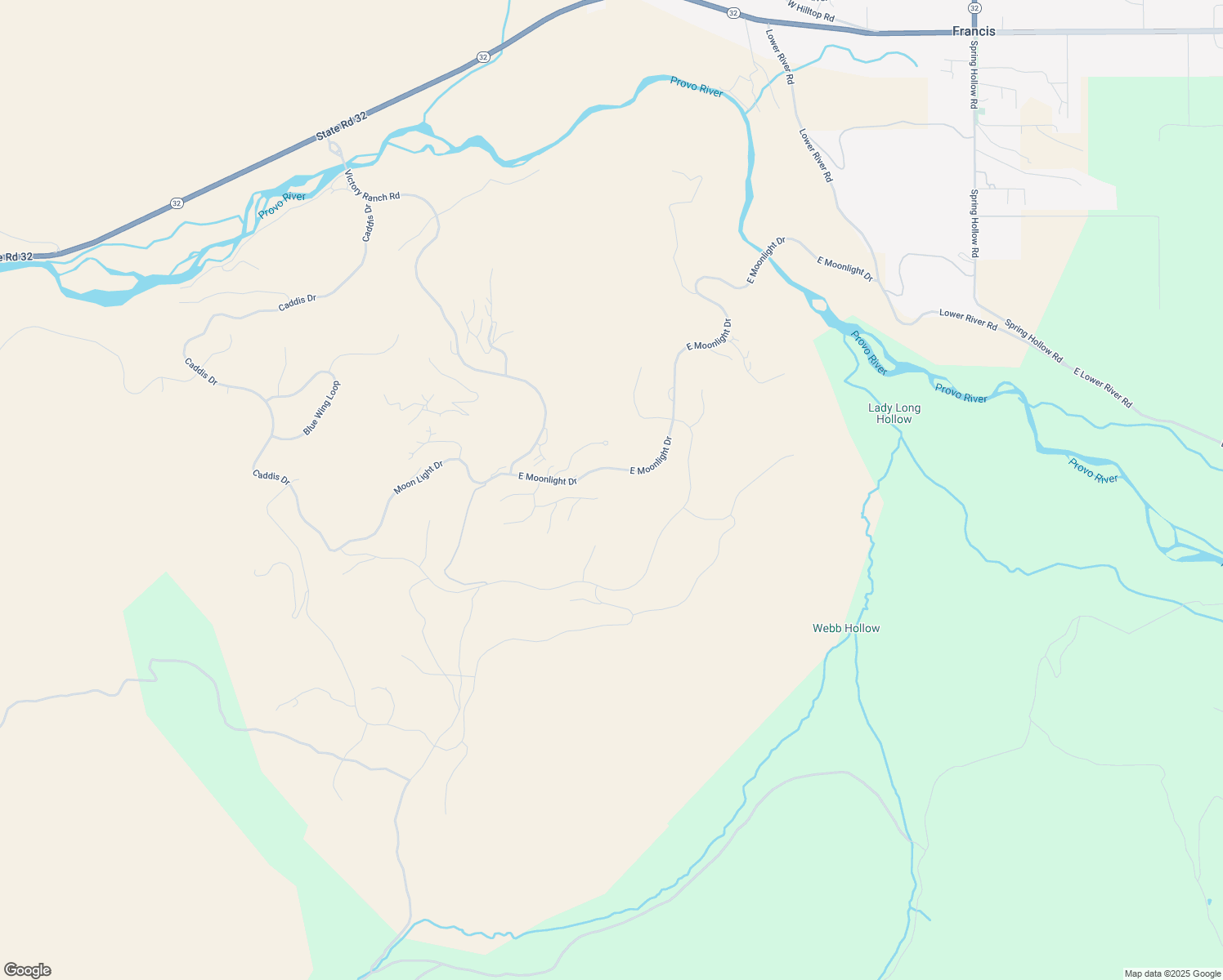 map of restaurants, bars, coffee shops, grocery stores, and more near 7057 Rising Star Court in Hideout