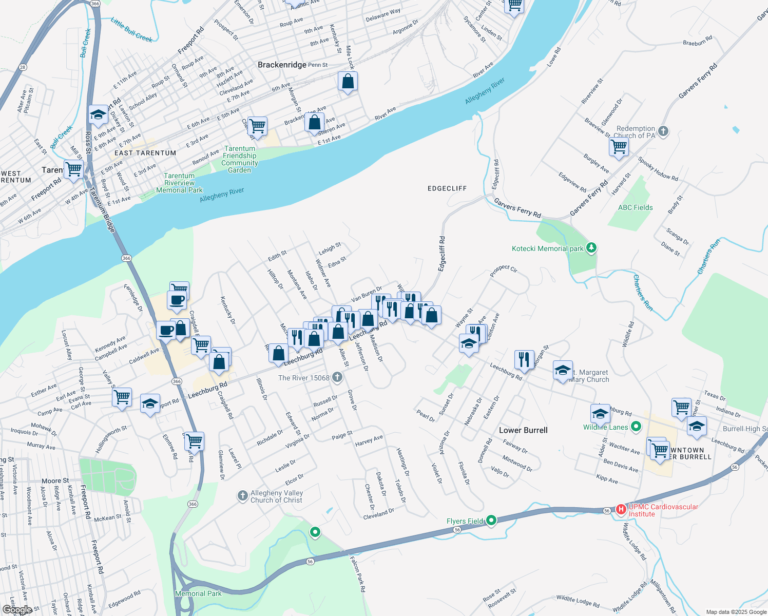 2778 Grant Street, New Kensington PA Walk Score