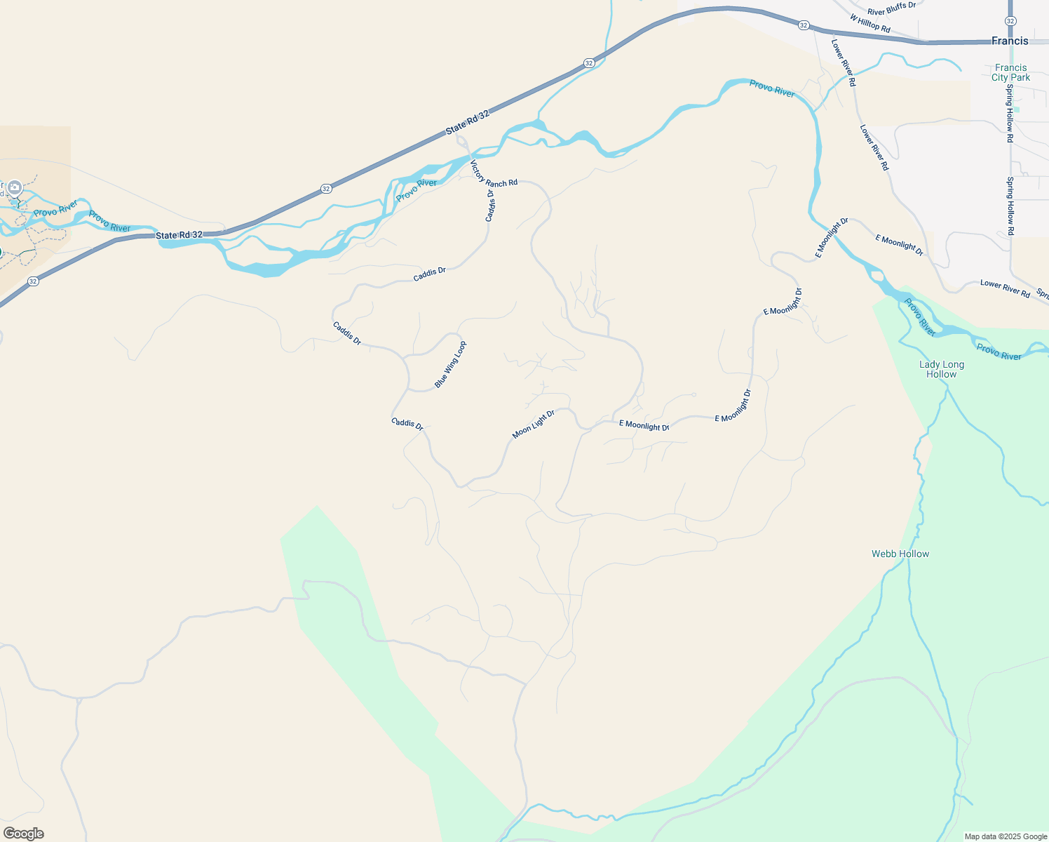 map of restaurants, bars, coffee shops, grocery stores, and more near 6569 Moon Light Drive in Heber City