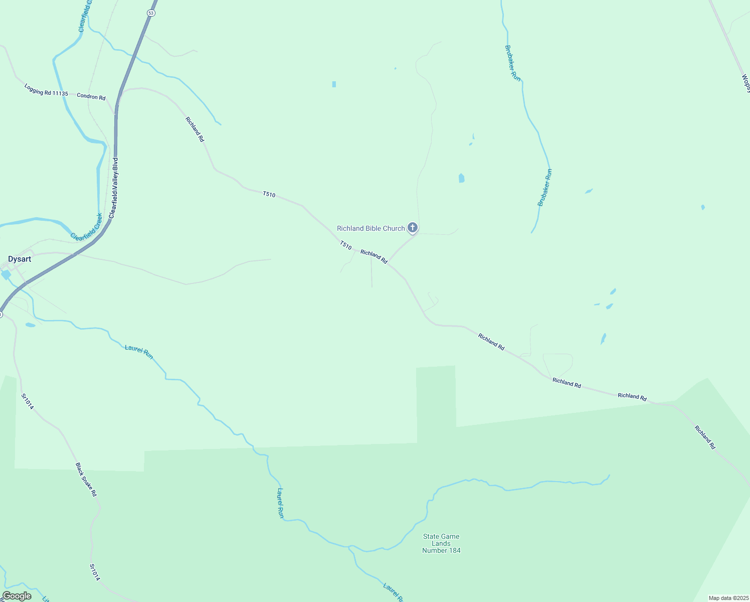 map of restaurants, bars, coffee shops, grocery stores, and more near in Cambria County