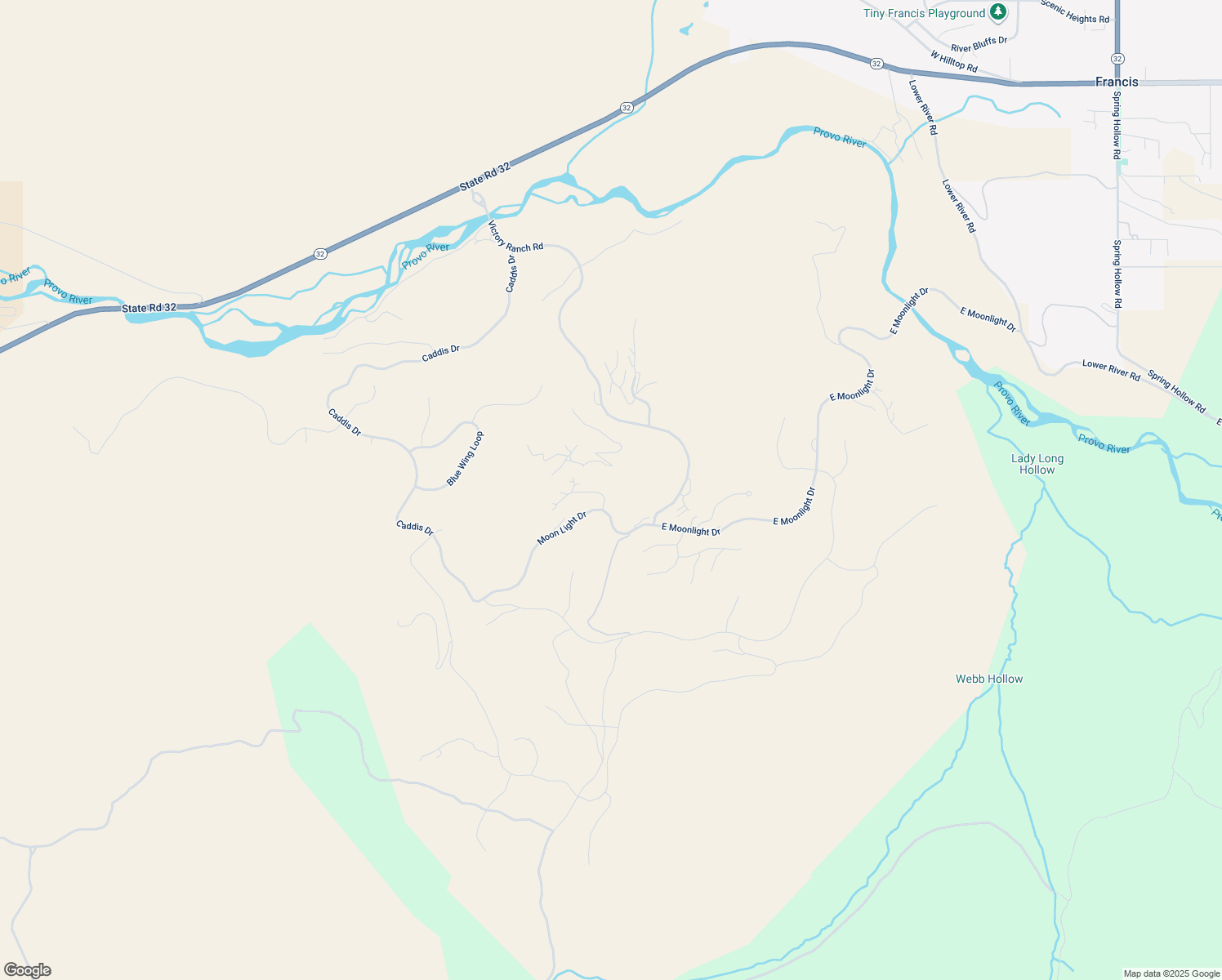 map of restaurants, bars, coffee shops, grocery stores, and more near 6677 Broken Stick Court in Heber City