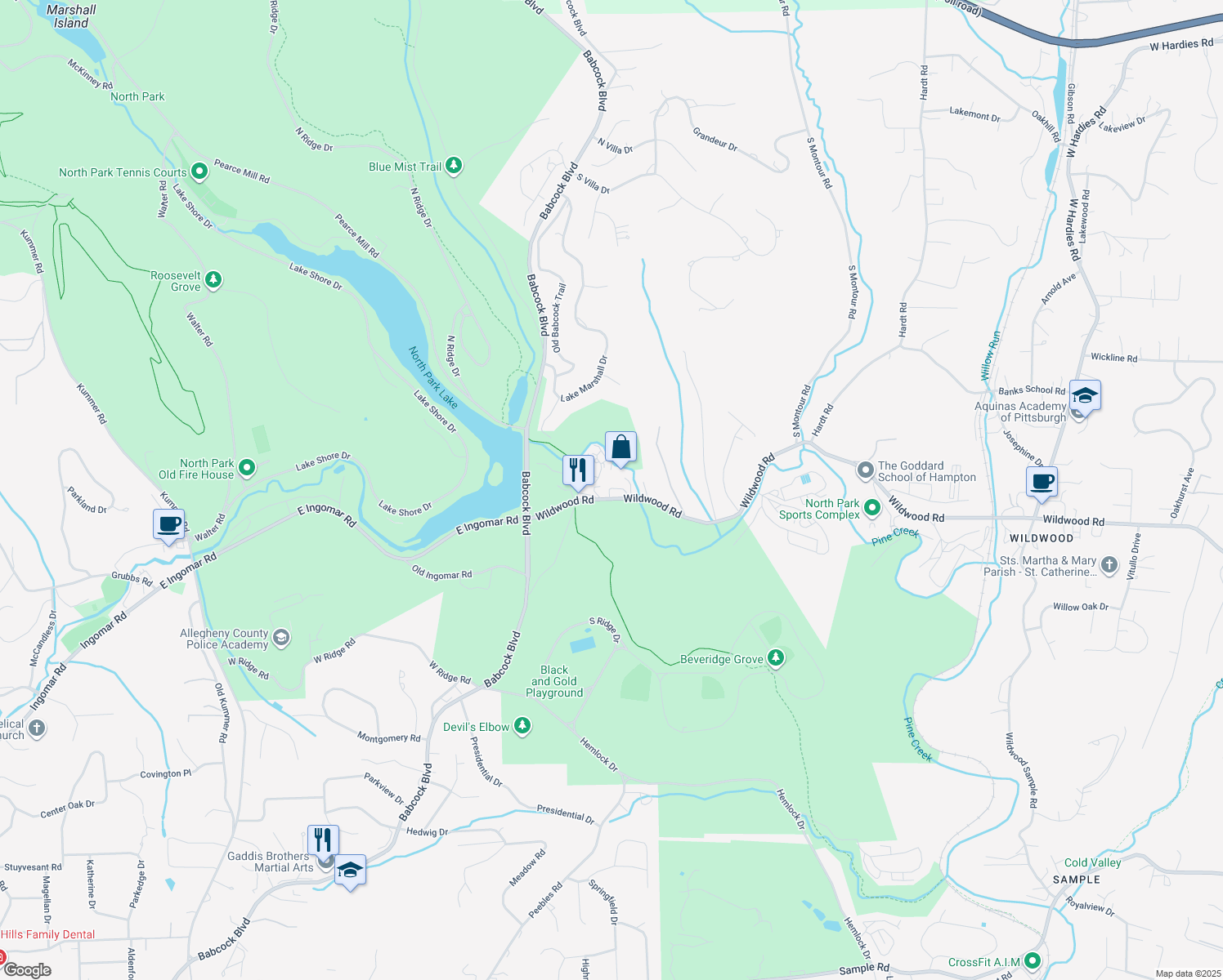 Wildwood Road, Gibsonia PA Walk Score