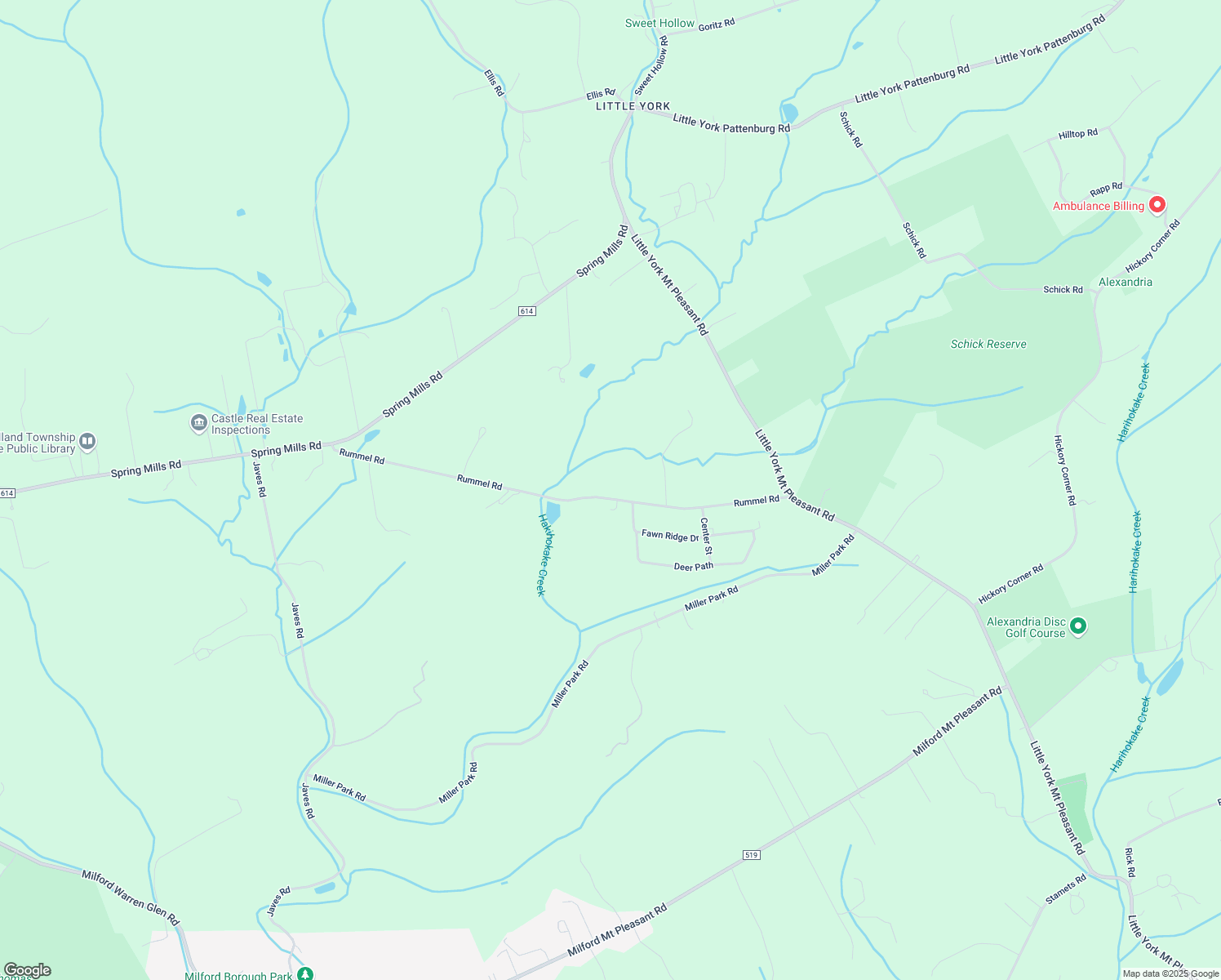 map of restaurants, bars, coffee shops, grocery stores, and more near 159 Rummel Rd in Milford