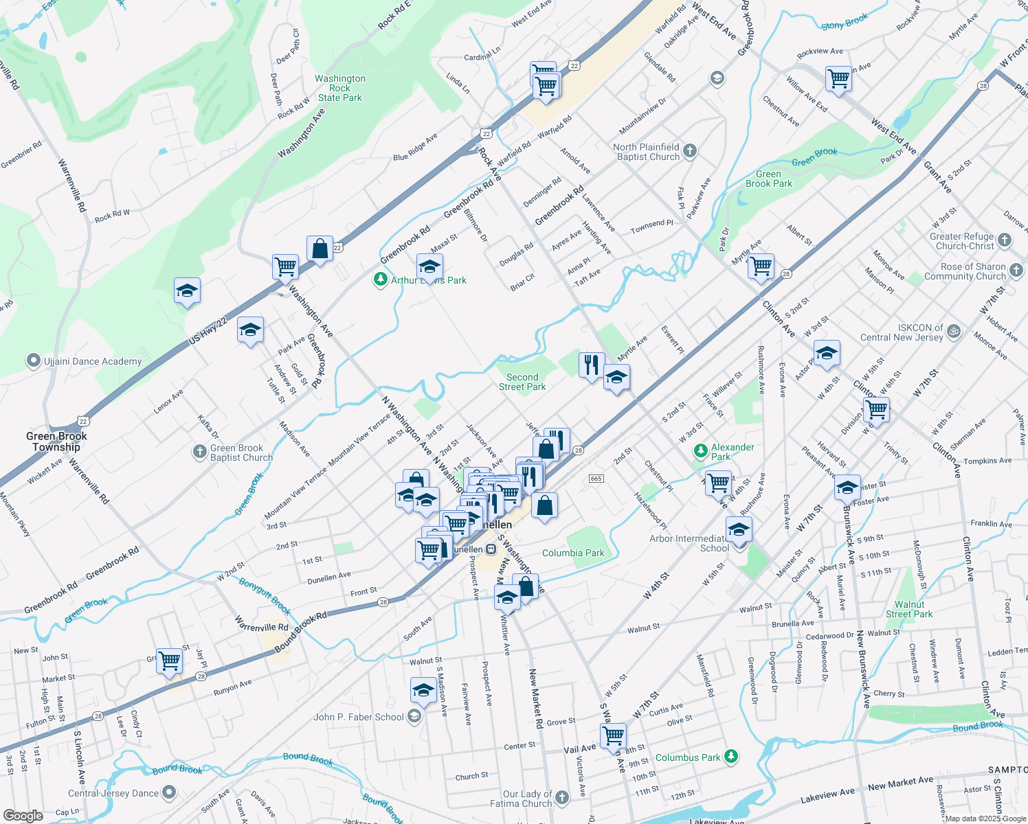 405 Jefferson Avenue, Dunellen NJ - Walk Score