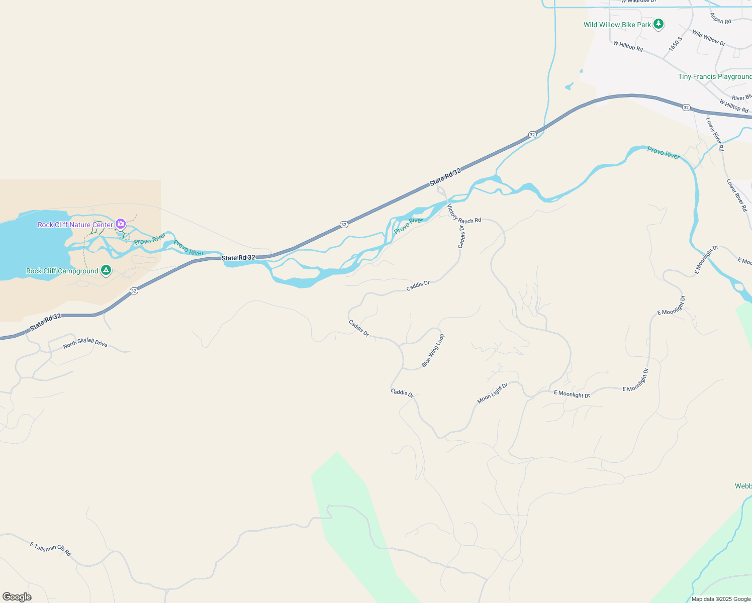 map of restaurants, bars, coffee shops, grocery stores, and more near 5950 Caddis Circle in Kamas